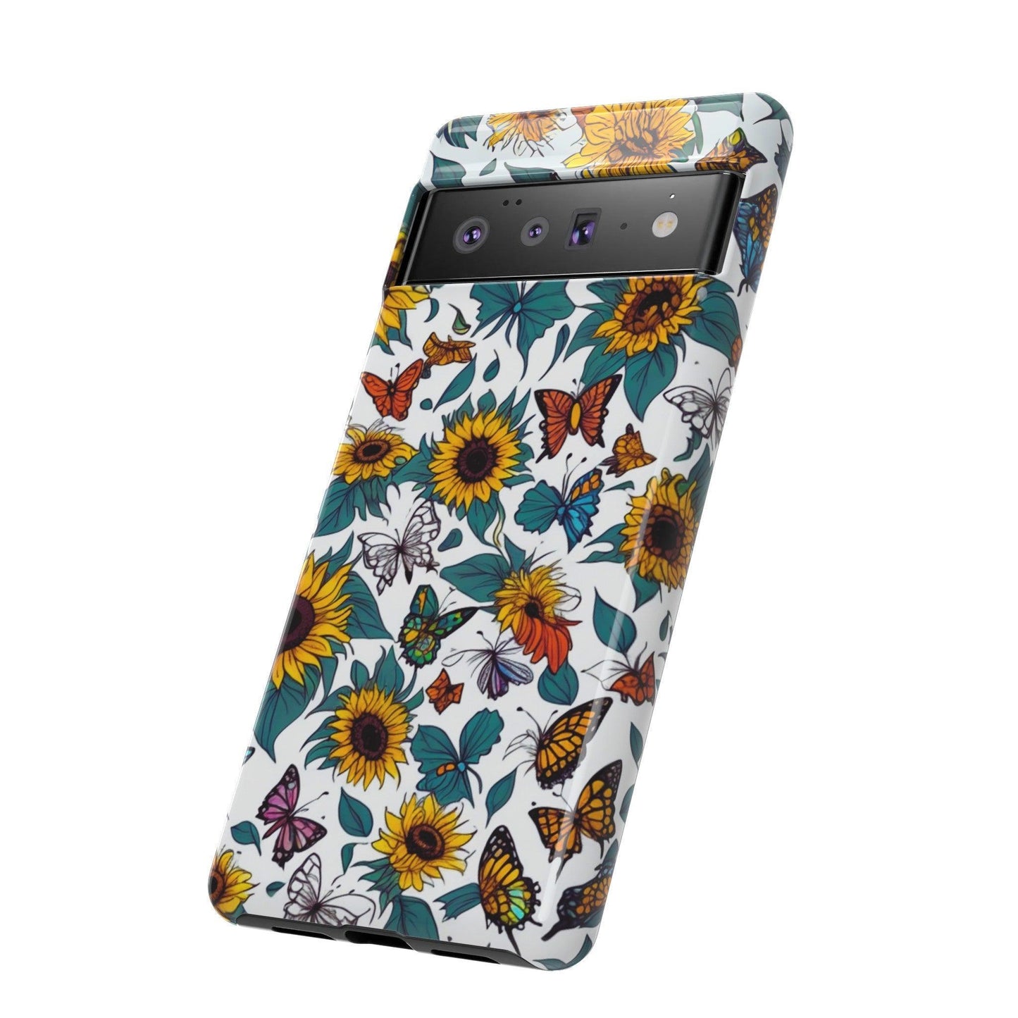 Tough Cellphone Case :" Eclectic Elegance Phone Case Collection" ( Floral patterns)