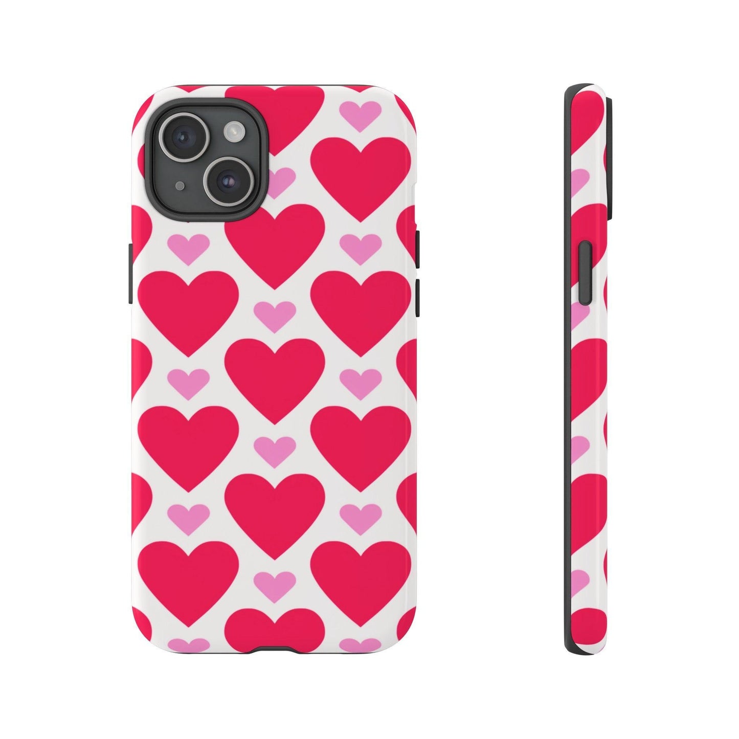 Tough Phone Case :" Eclectic Elegance Phone Case Collection" ( Hearts patterns)