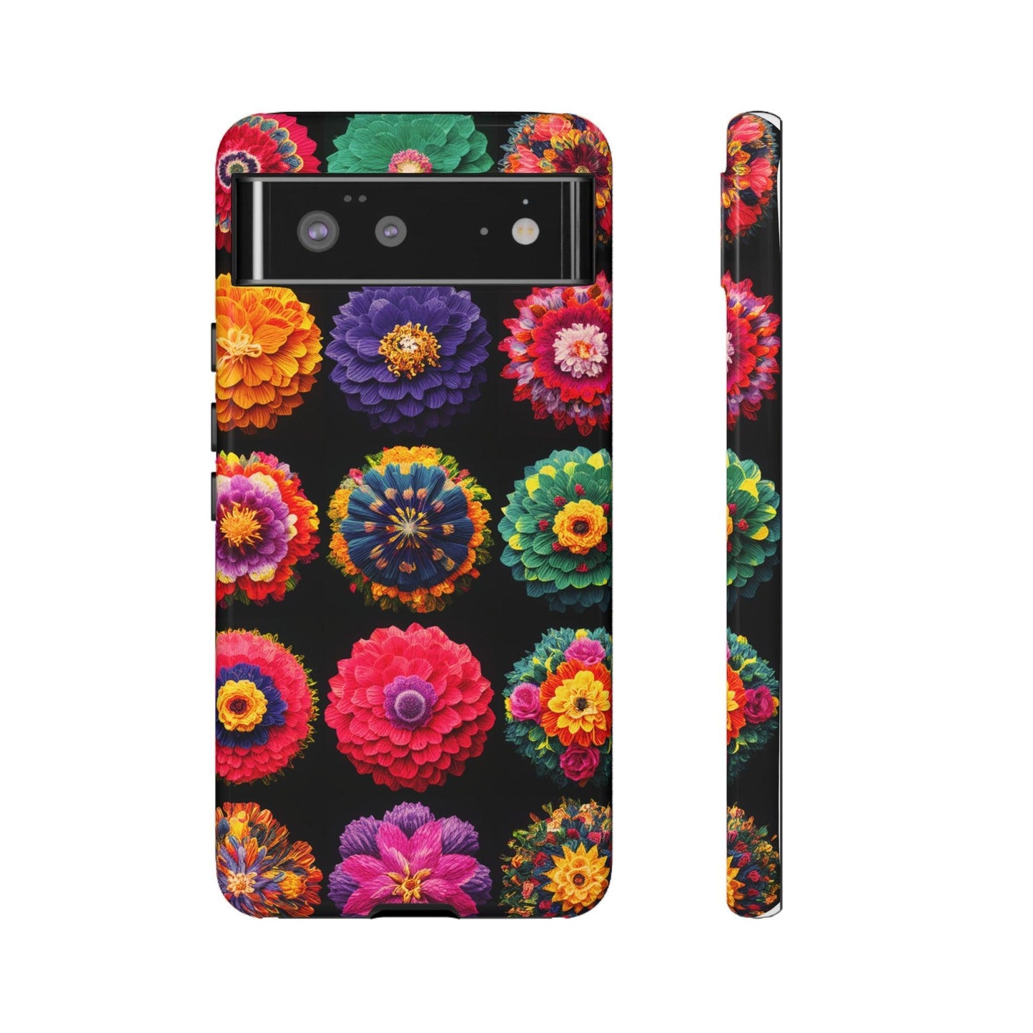 Tough Cellphone Case :" Eclectic Elegance Phone Case Collection" ( Floral patterns)