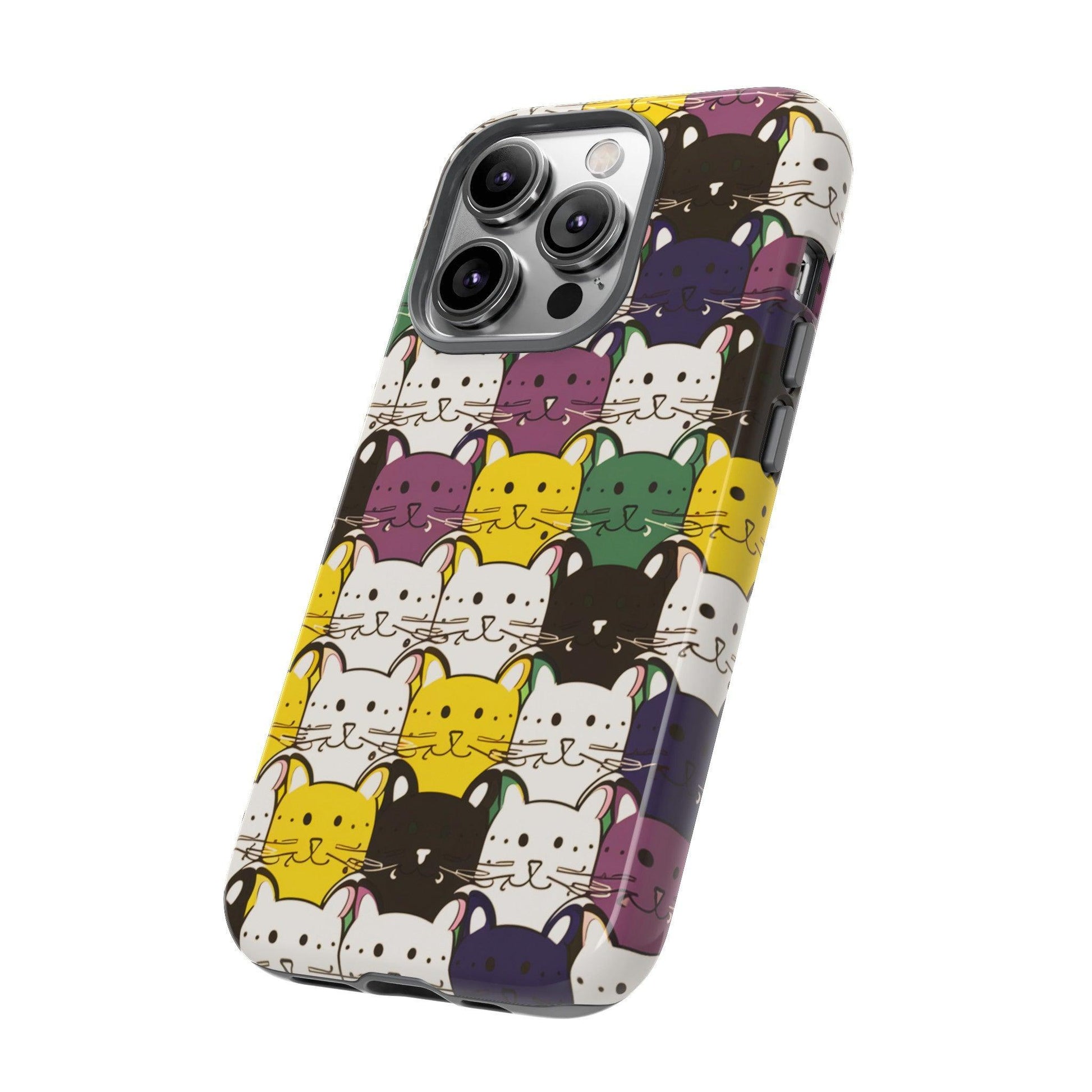 Cat Lovers Collection Tough Cellphone Case - Cosmic Creations by Karen