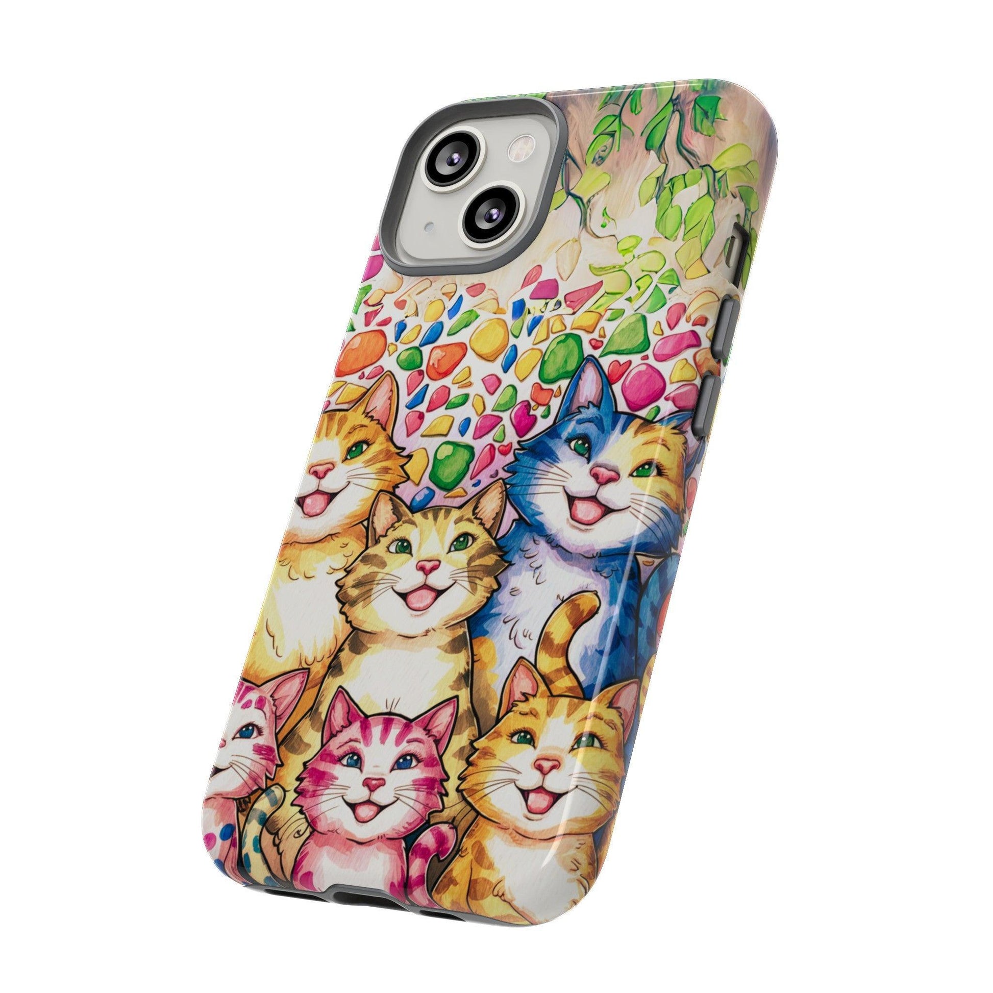 Cat Lovers Collection Tough Cellphone Case - Cosmic Creations by Karen