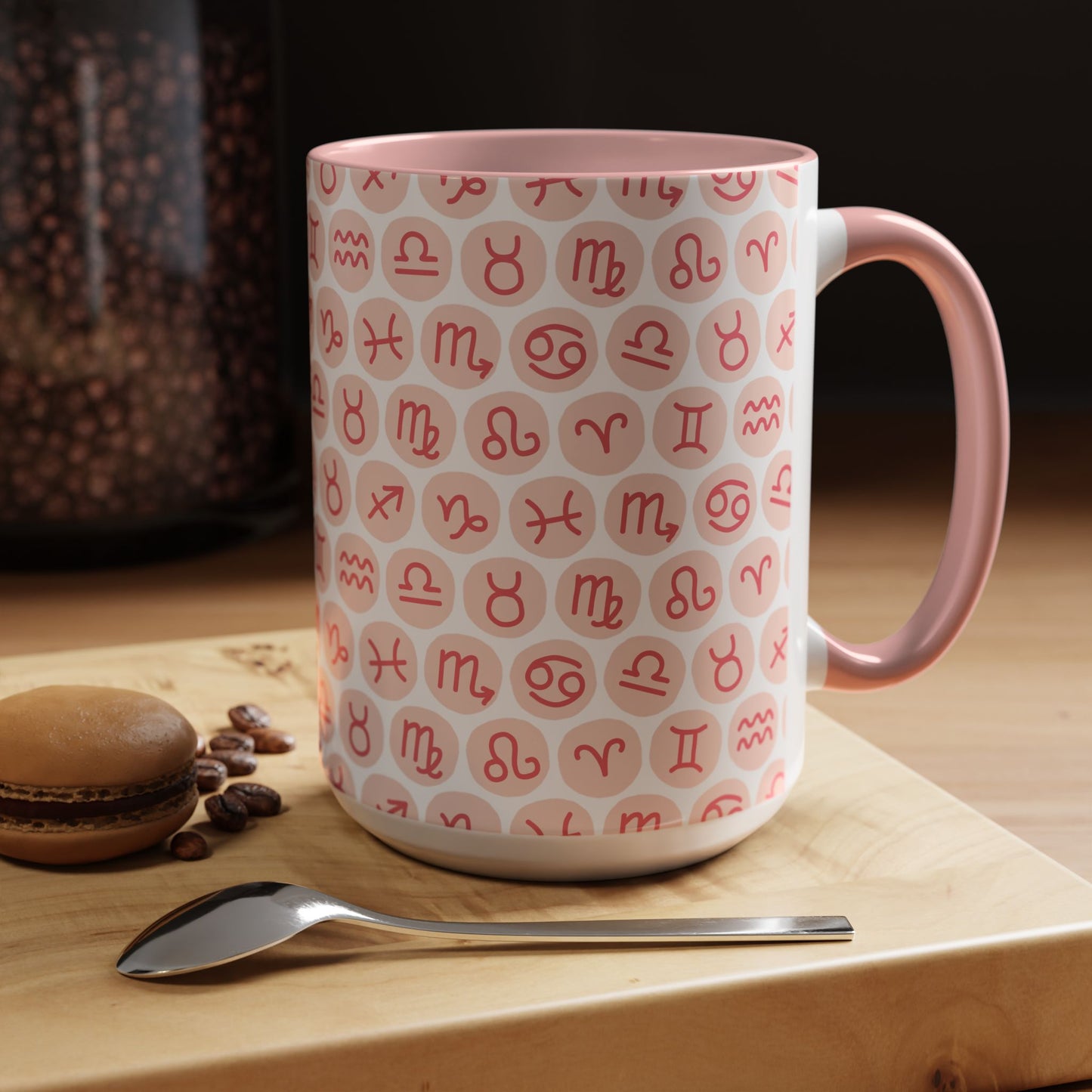 Astrology Symbols Design Accent Coffee Mug (11, 15oz)