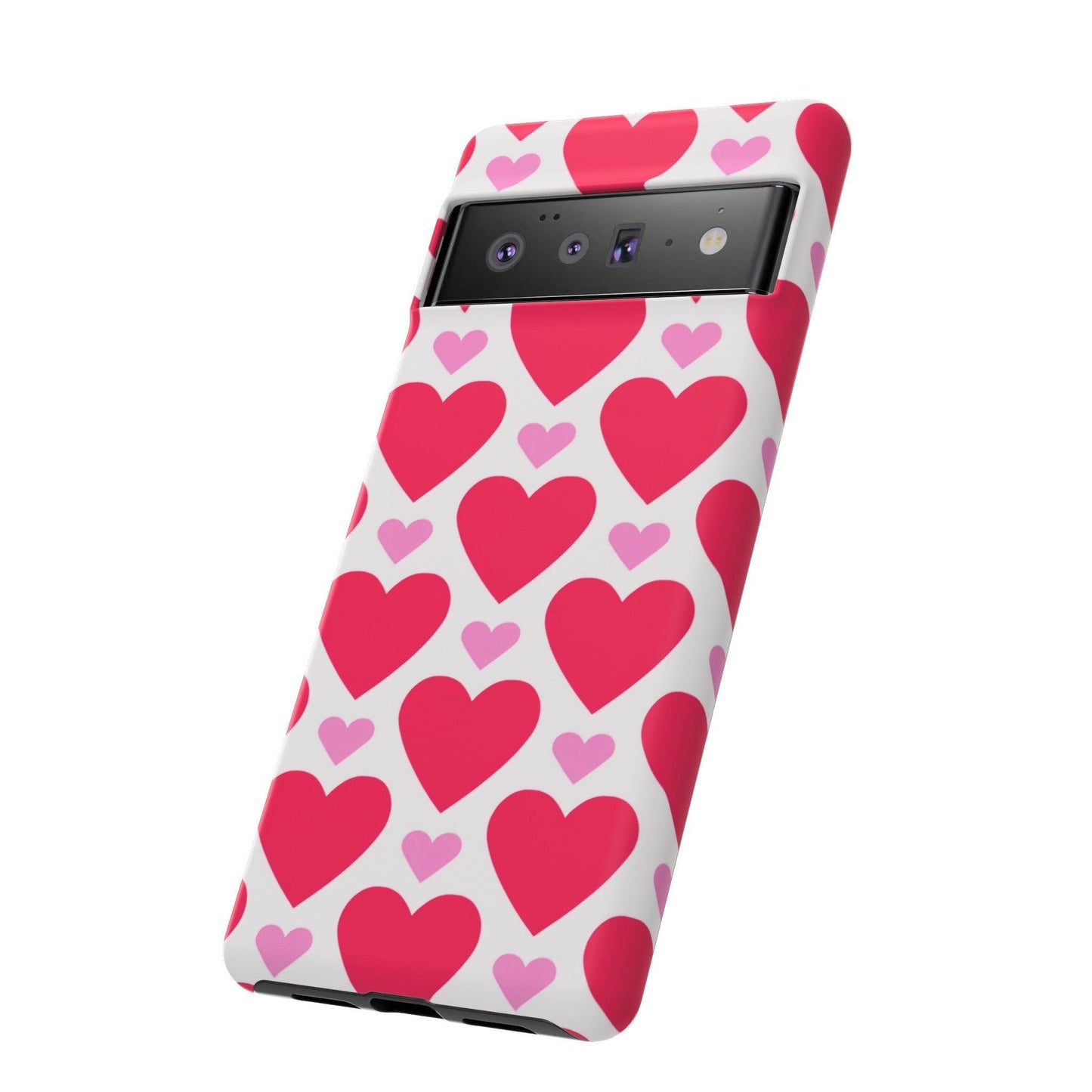 Tough Phone Case :" Eclectic Elegance Phone Case Collection" ( Hearts patterns)