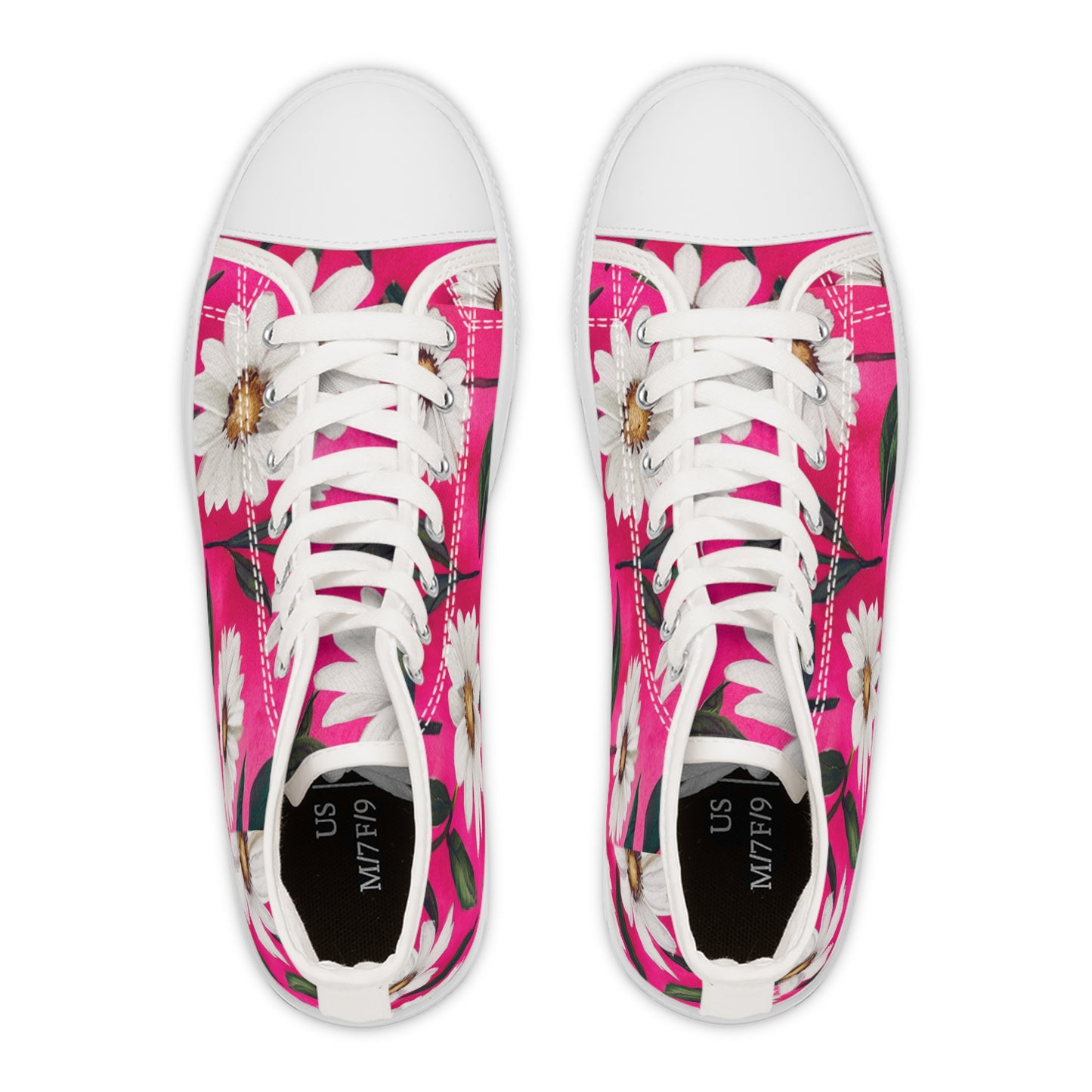 Awesome Floral Design High Top Sneakers