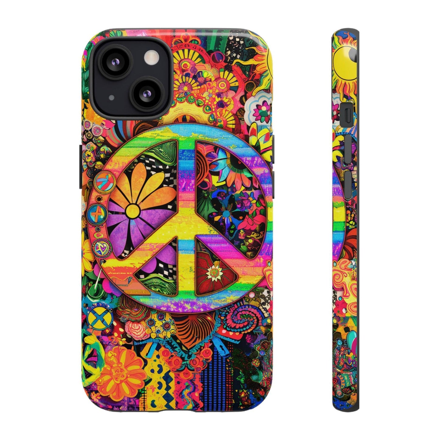 Tough Phone Case :" Eclectic Elegance Phone Case Collection" ( Hippie Style patterns)