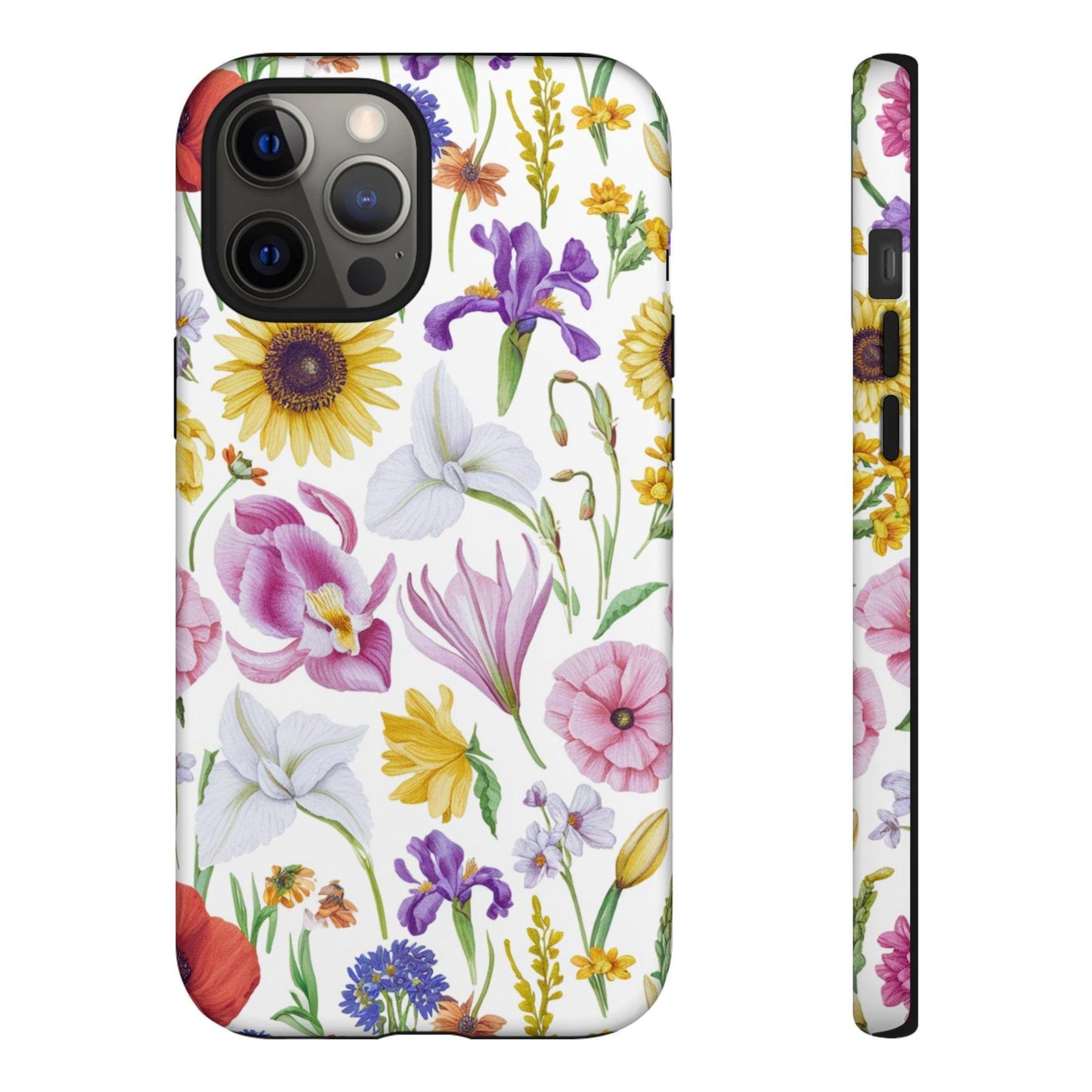 Tough Cellphone Case :" Eclectic Elegance Phone Case Collection" ( Floral patterns)