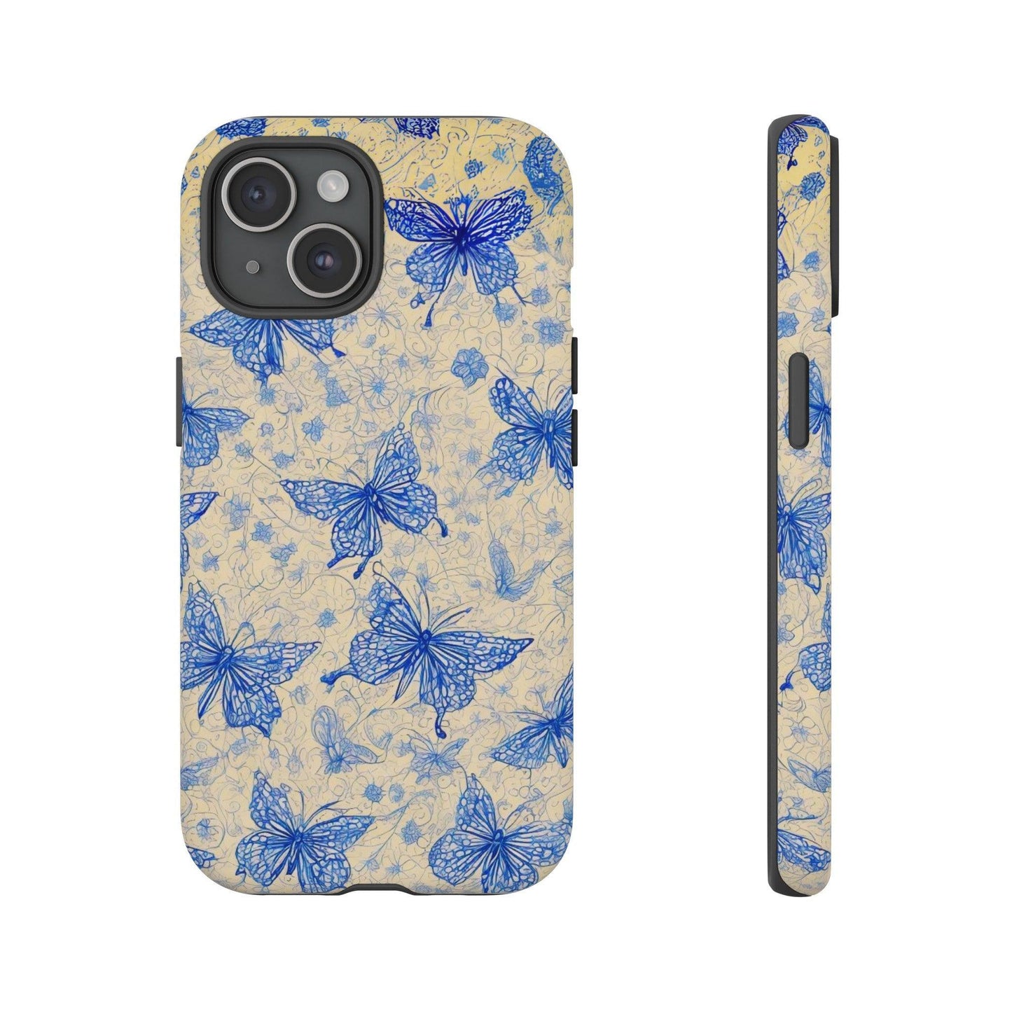 Tough Cellphone Case :" Eclectic Elegance Phone Case Collection" ( Butterflies patterns)