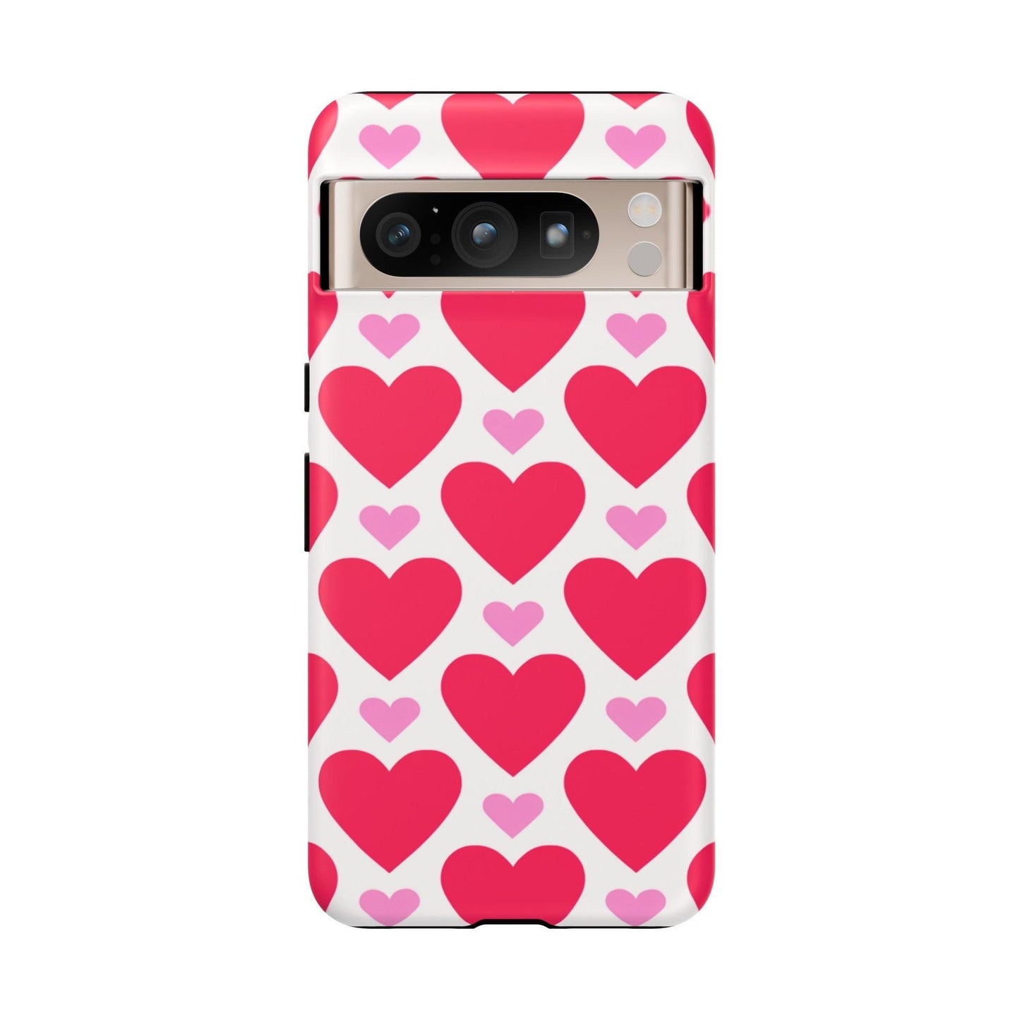 Tough Phone Case :" Eclectic Elegance Phone Case Collection" ( Hearts patterns)