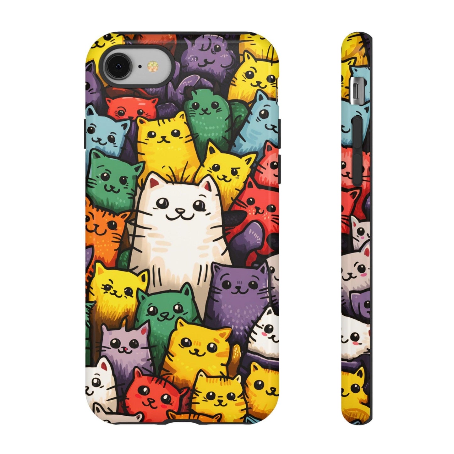 Cat Lovers Collection Tough Cellphone Case - Cosmic Creations by Karen