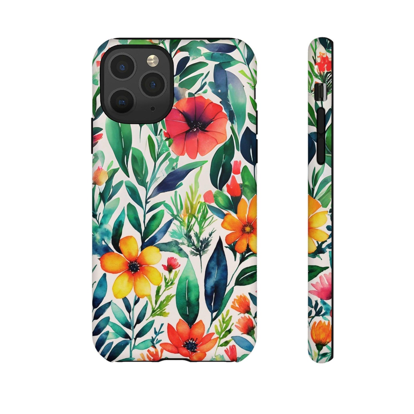 Tough Cellphone Case :" Eclectic Elegance Phone Case Collection" ( Floral patterns)