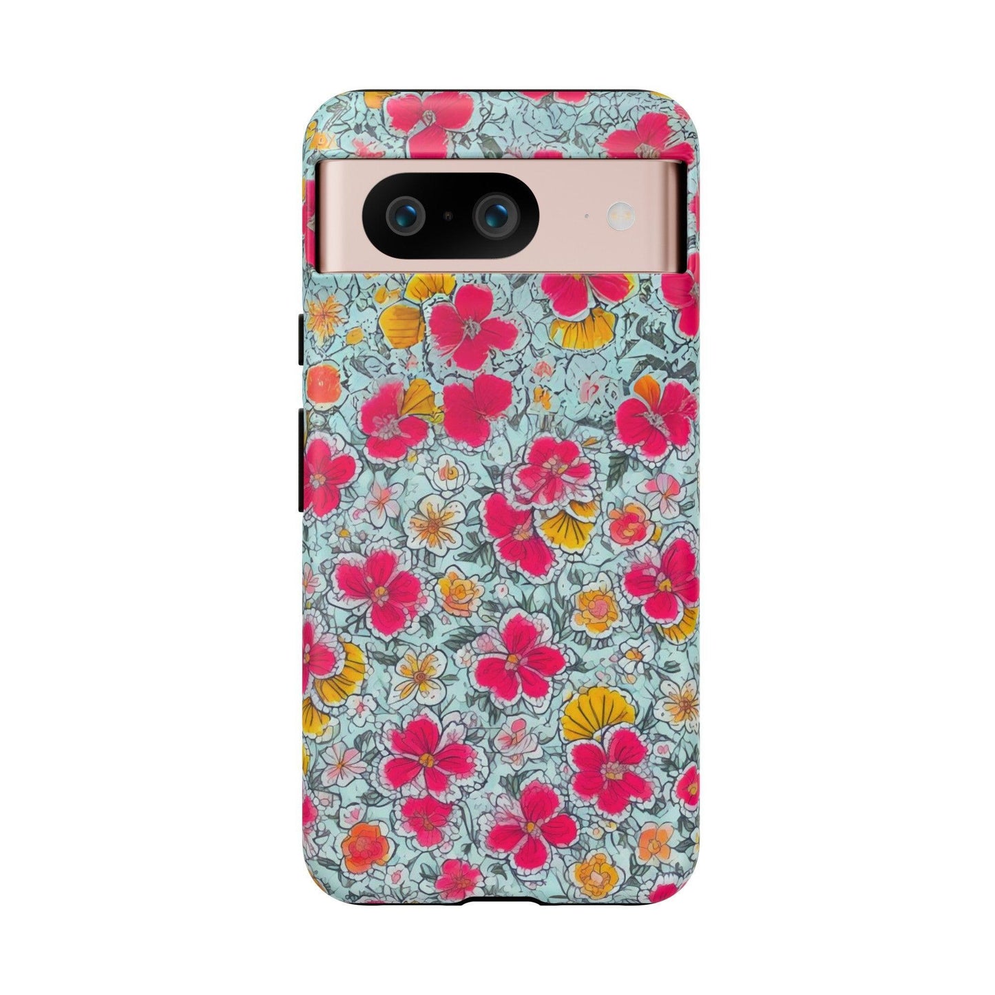 Tough Cellphone Case :" Eclectic Elegance Phone Case Collection" ( Floral patterns)