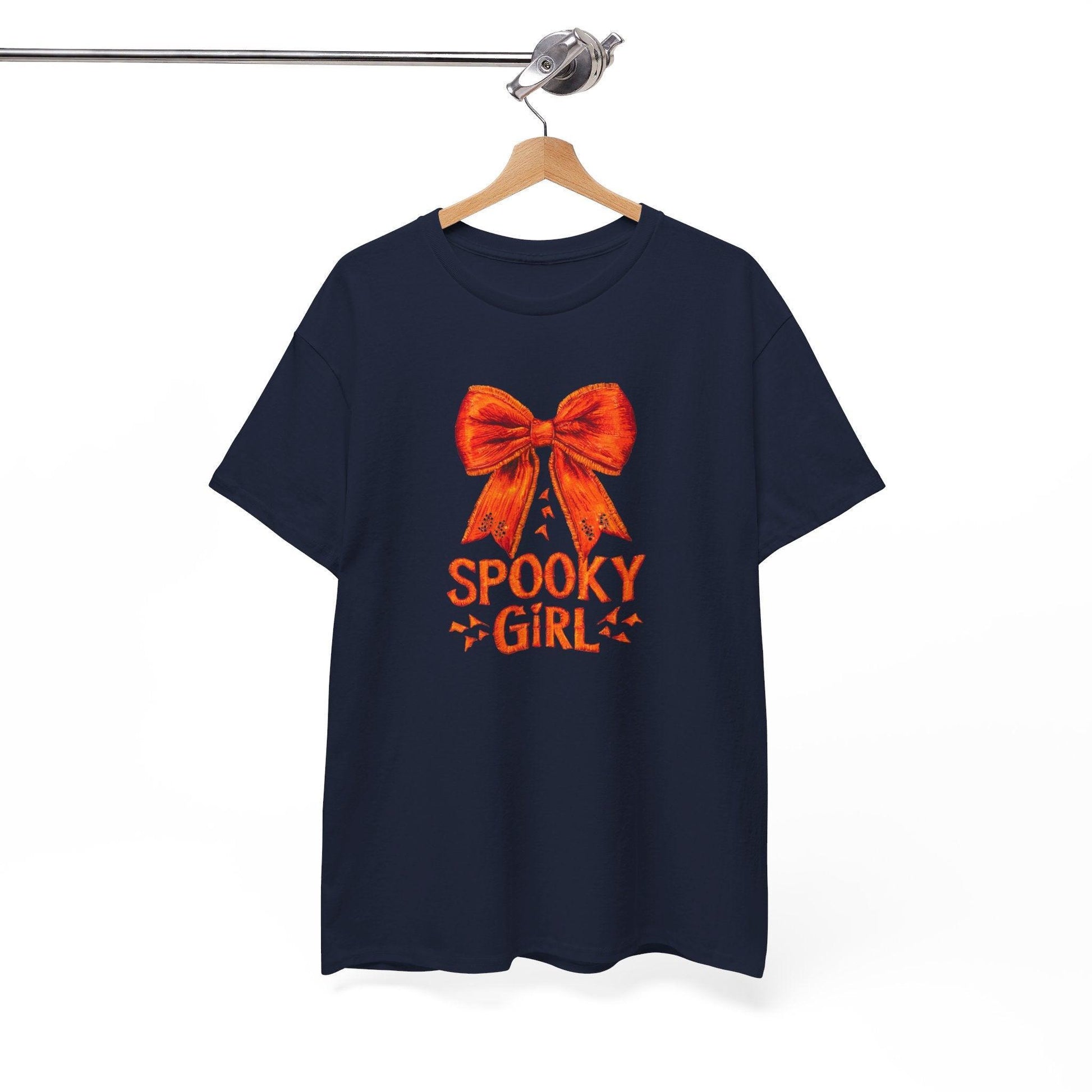 Spooky Girl Coquette Cotton Tee - Cosmic Creations by Karen