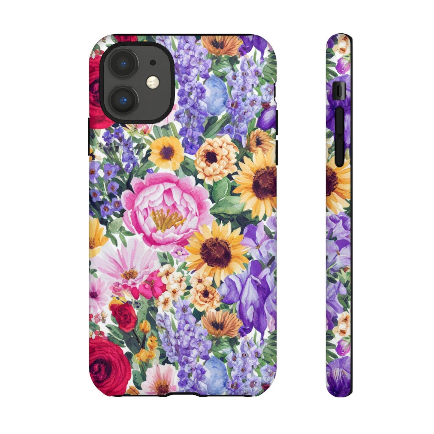 Tough Cellphone Case :" Eclectic Elegance Phone Case Collection" ( Floral patterns)