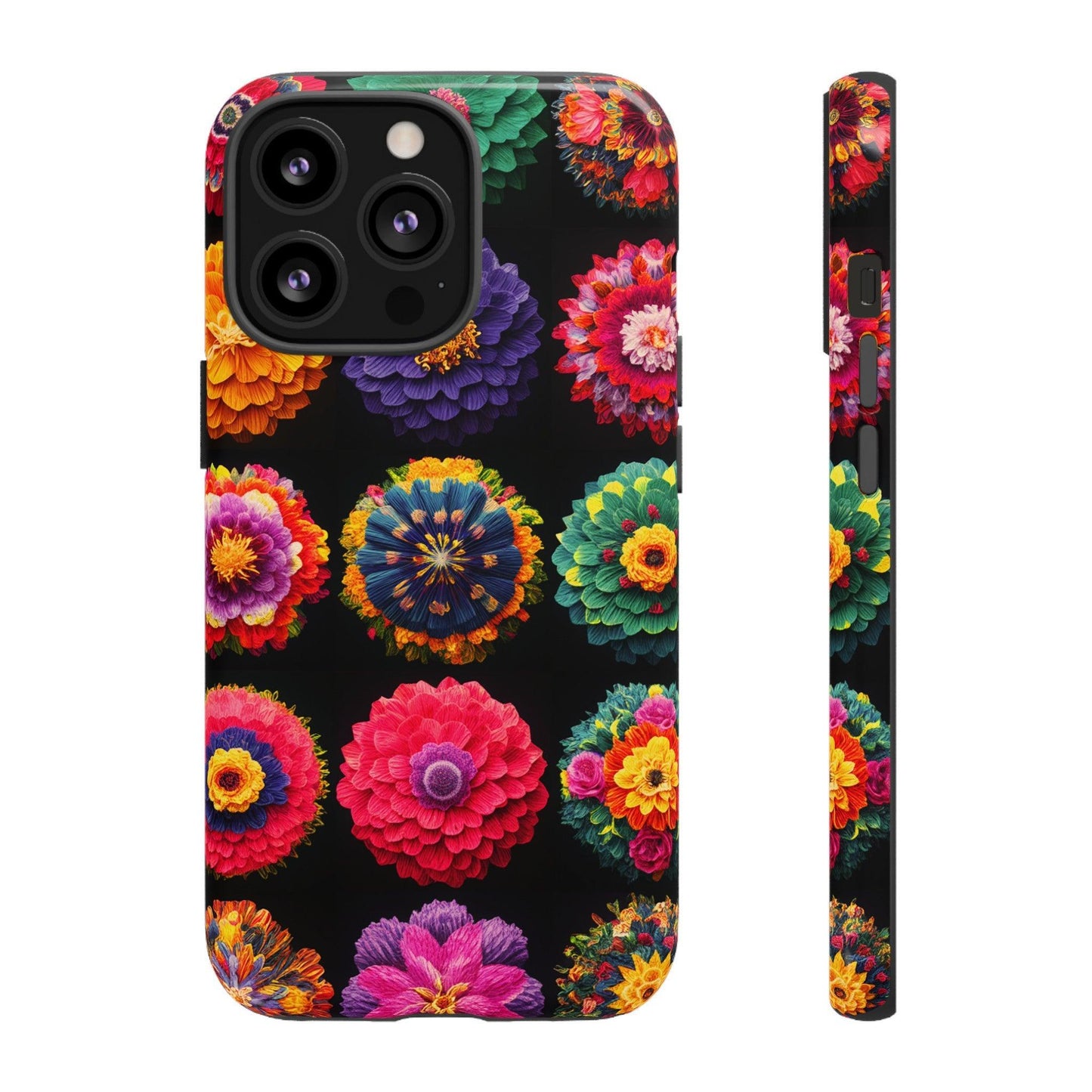 Tough Cellphone Case :" Eclectic Elegance Phone Case Collection" ( Floral patterns)