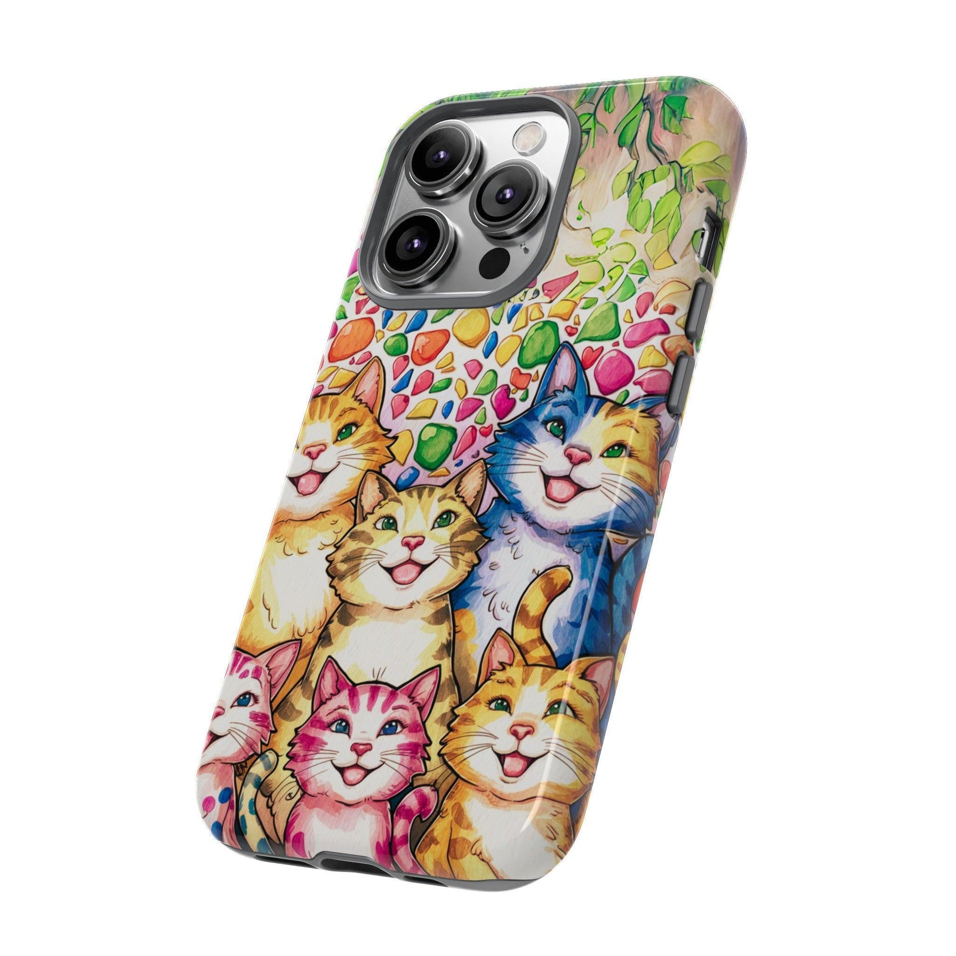 Cat Lovers Collection Tough Cellphone Case - Cosmic Creations by Karen