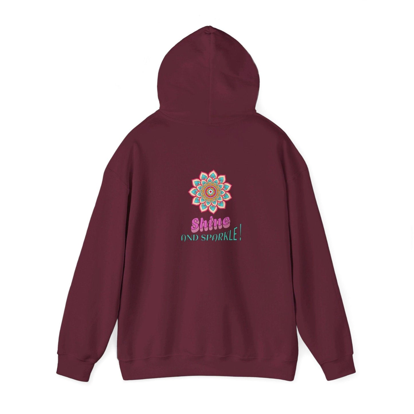 SparkleHood Heavy Blend Sweatshirt Shine and Sparkle Collection| Colorful warm stylish hoodie - Cosmic Creations by Karen