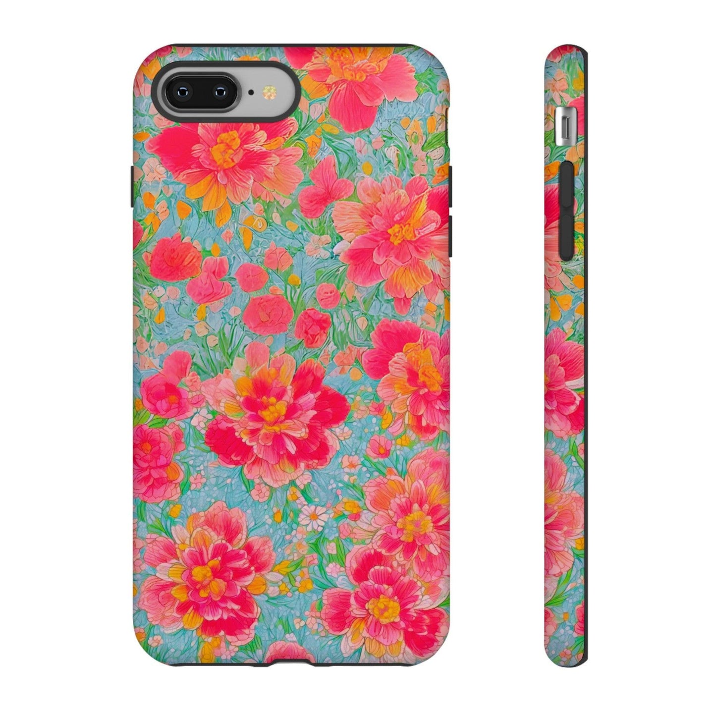 Tough Cellphone Case :" Eclectic Elegance Phone Case Collection" ( Floral patterns)