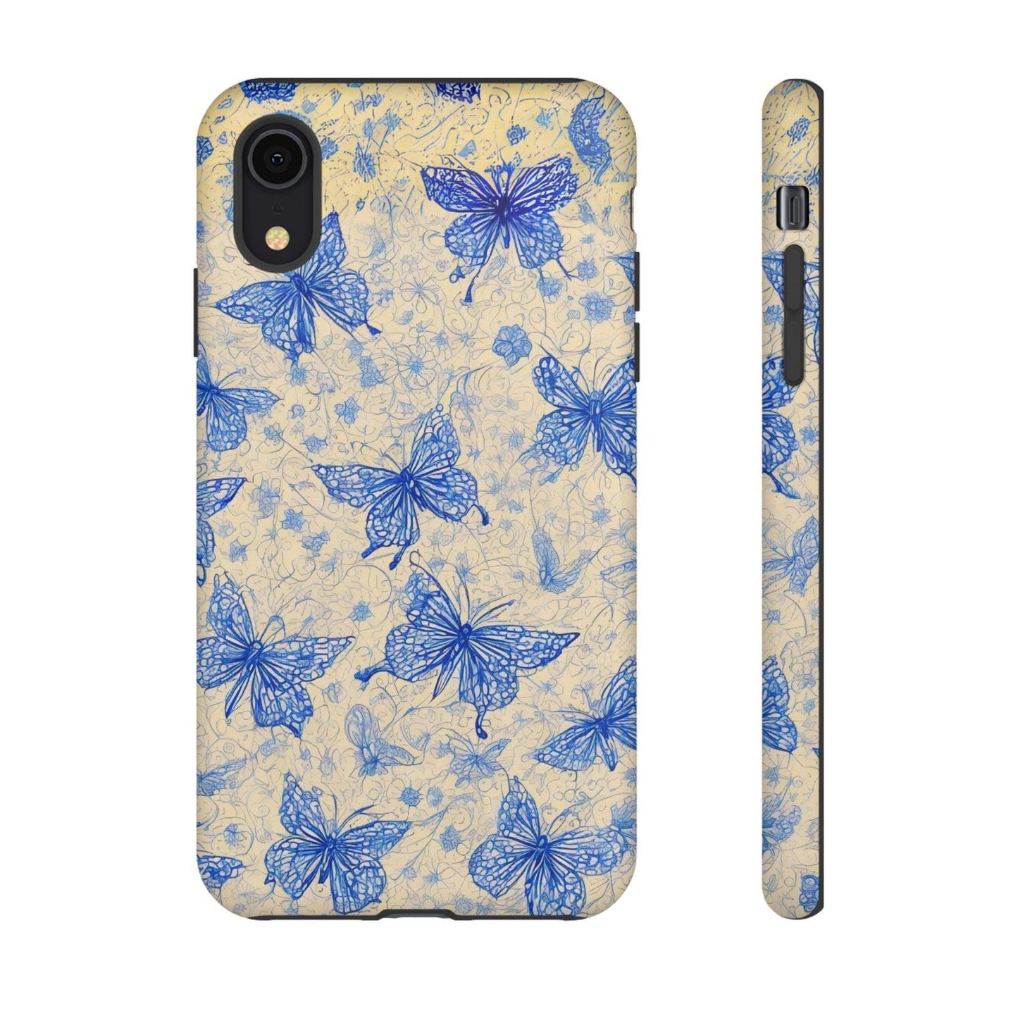 Tough Cellphone Case :" Eclectic Elegance Phone Case Collection" ( Butterflies patterns)