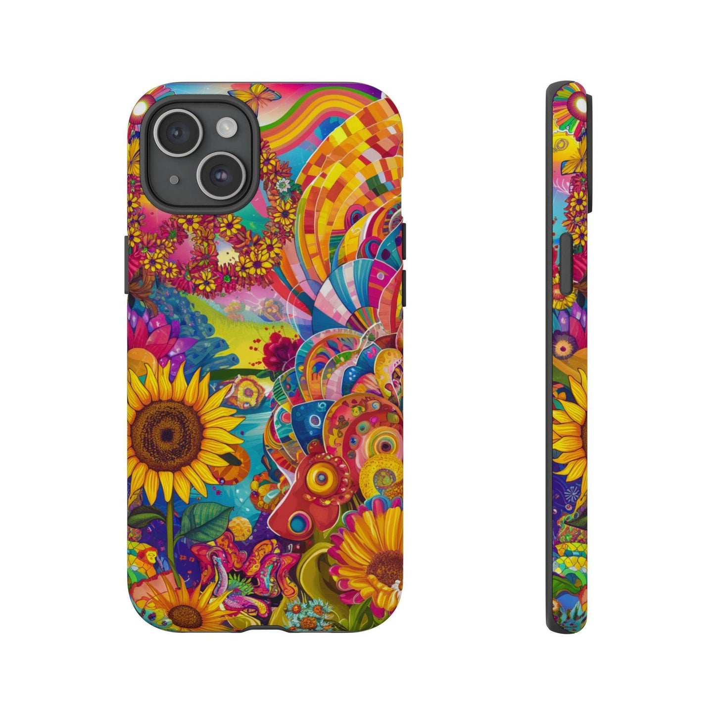 Tough Phone Case :" Eclectic Elegance Phone Case Collection" ( Hippie Style patterns)