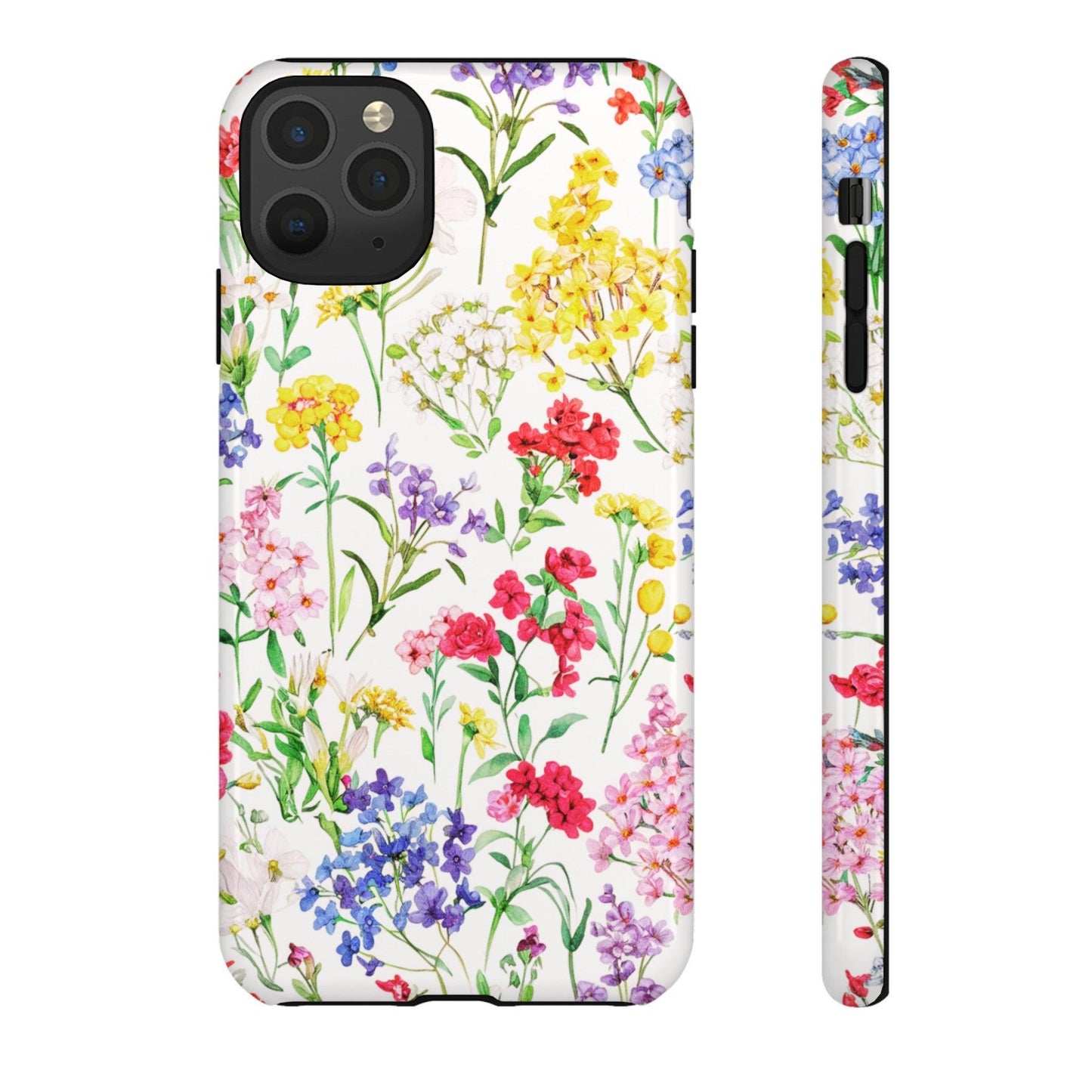 Tough Cellphone Case :" Eclectic Elegance Phone Case Collection" ( Floral patterns)