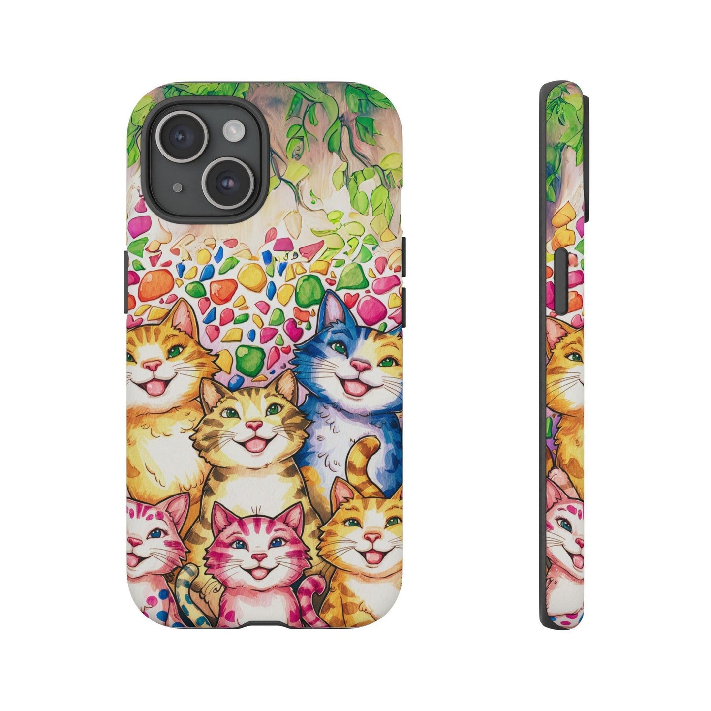 Cat Lovers Collection Tough Cellphone Case - Cosmic Creations by Karen