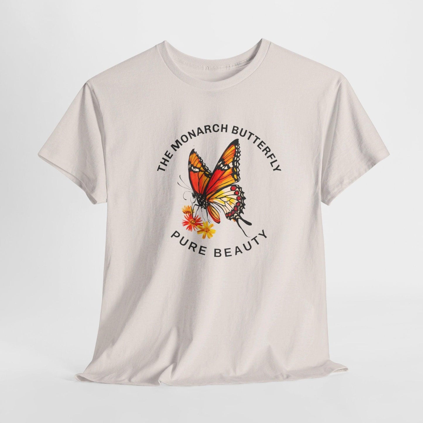 Camiseta unisex de algodón pesado: "La colección Mariposa Monarca"