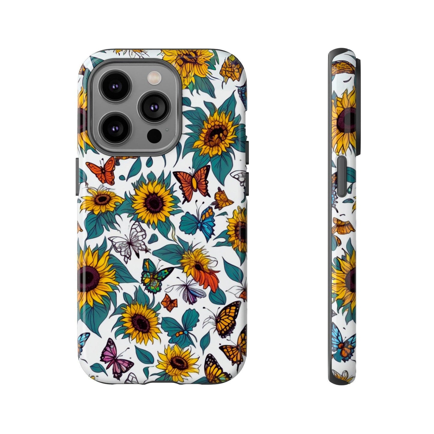 Tough Cellphone Case :" Eclectic Elegance Phone Case Collection" ( Floral patterns)