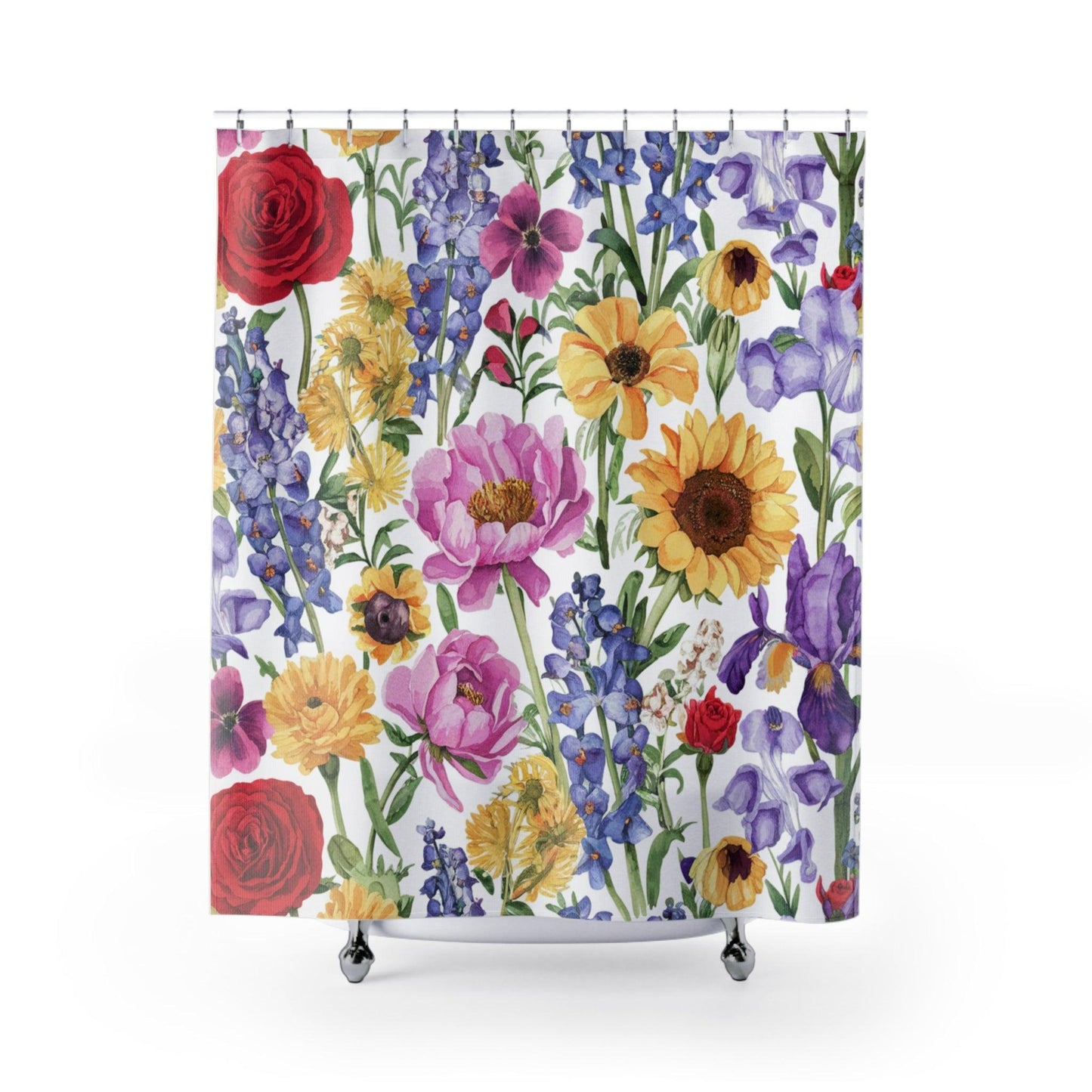 Elegant Shower Curtains Collection ( Flowers) - Cosmic Creations by Karen