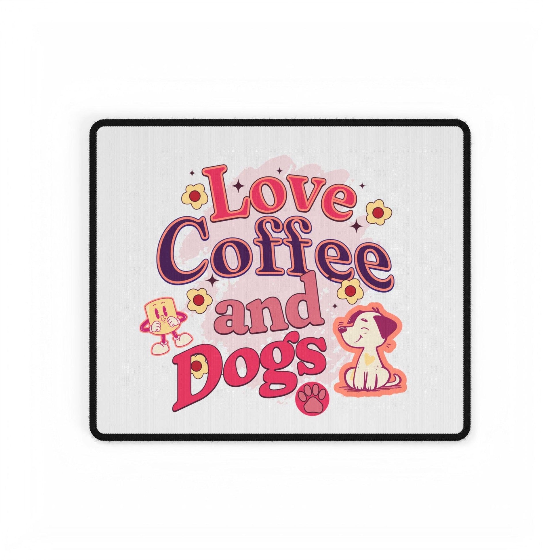 Puppy Love Desk Mat | Work, gaming, home office, perfect gift for dog lovers - Cosmic Creations by Karen