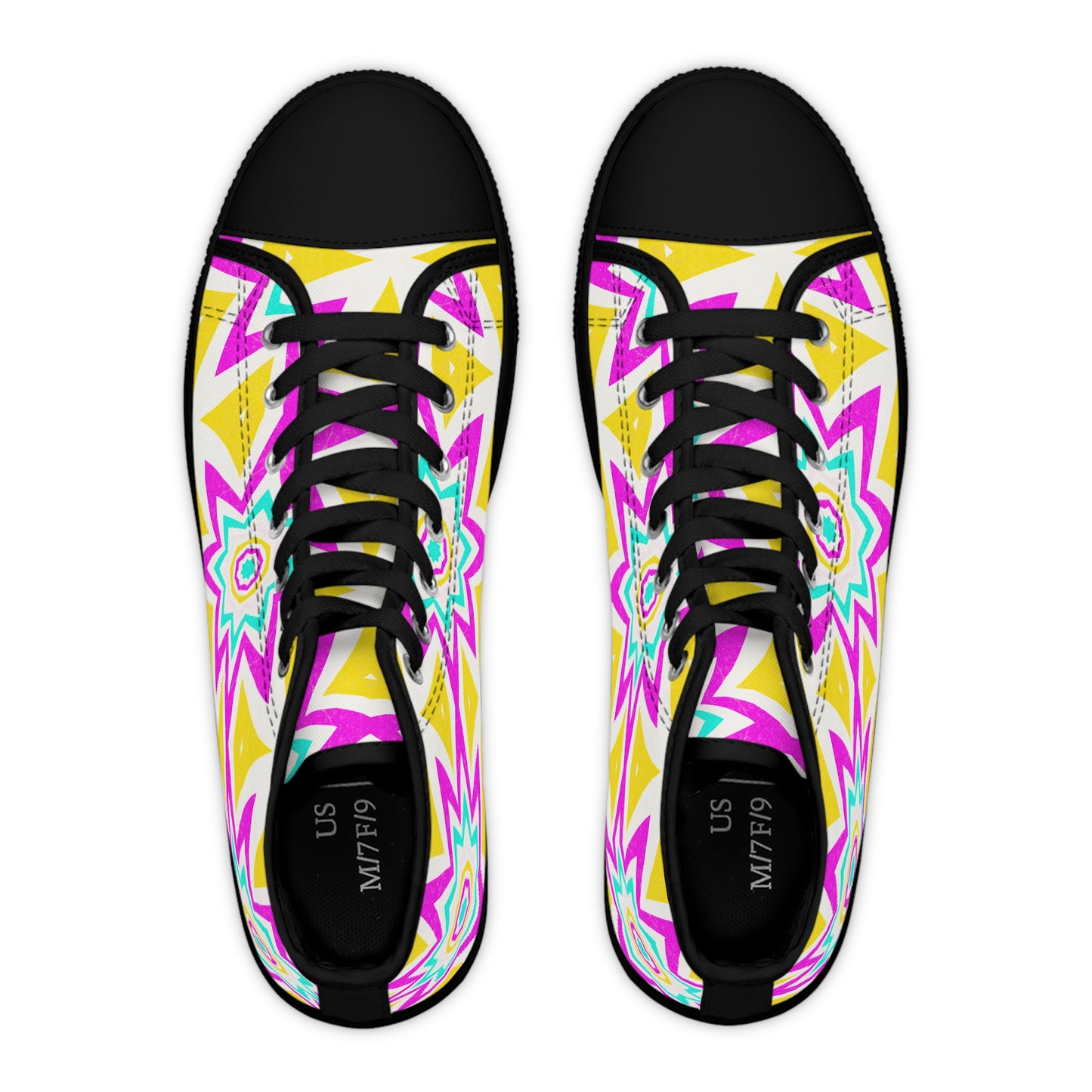 Awesome Abstract Design High Top Sneakers