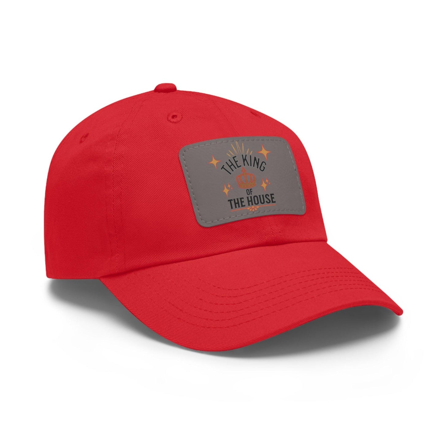 Leather Patch King's Dad Hat :  "Dad, The King of the House Collection"