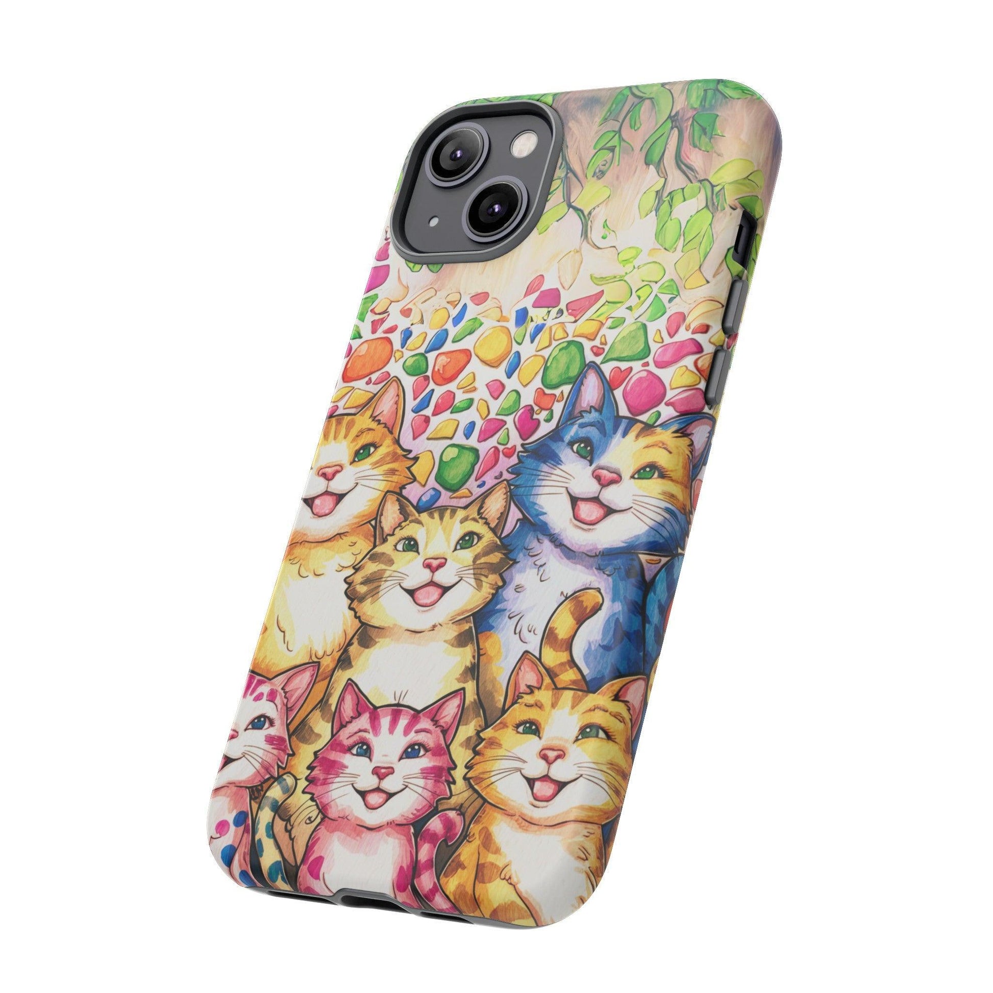 Cat Lovers Collection Tough Cellphone Case - Cosmic Creations by Karen