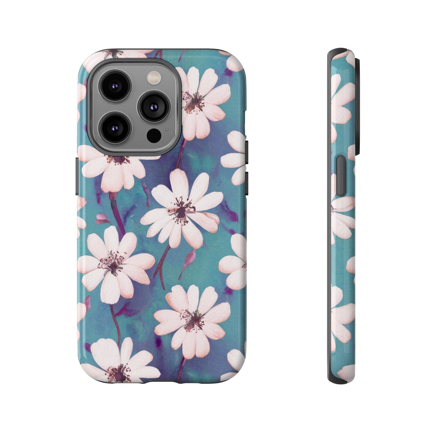 Tough Cellphone Case :" Eclectic Elegance Phone Case Collection" ( Floral patterns)