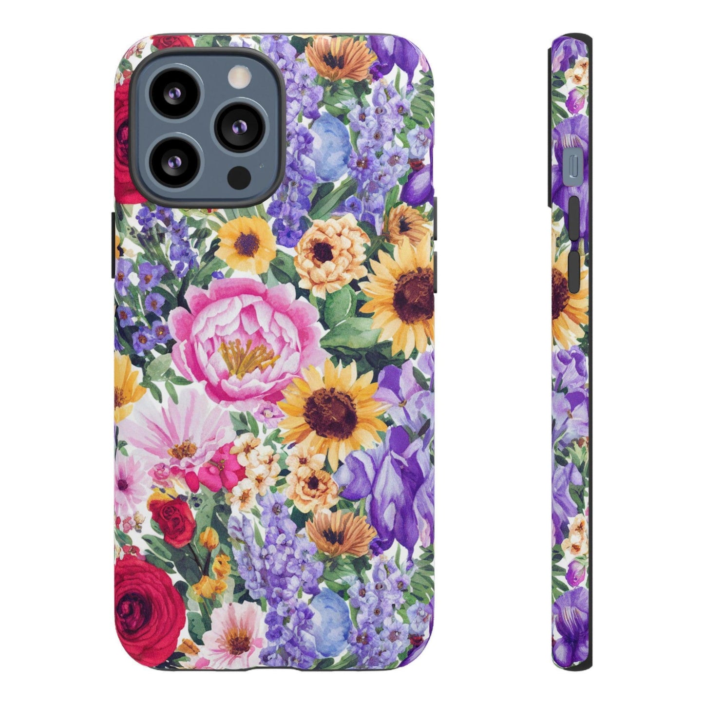 Tough Cellphone Case :" Eclectic Elegance Phone Case Collection" ( Floral patterns)