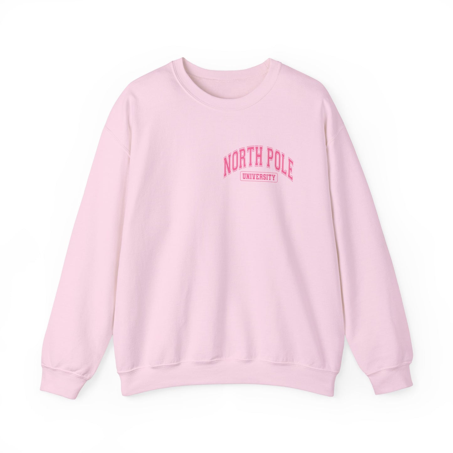 Christmas North Pole University Design  Unisex Crewneck Sweatshirt