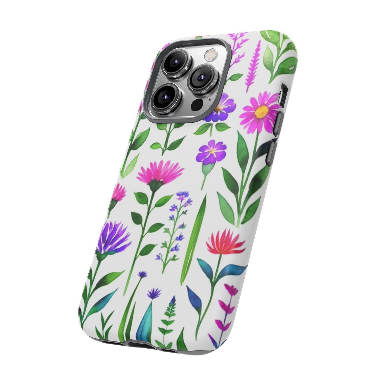 Tough Phone Case :" Eclectic Elegance Phone Case Collection" ( Floral pattern)