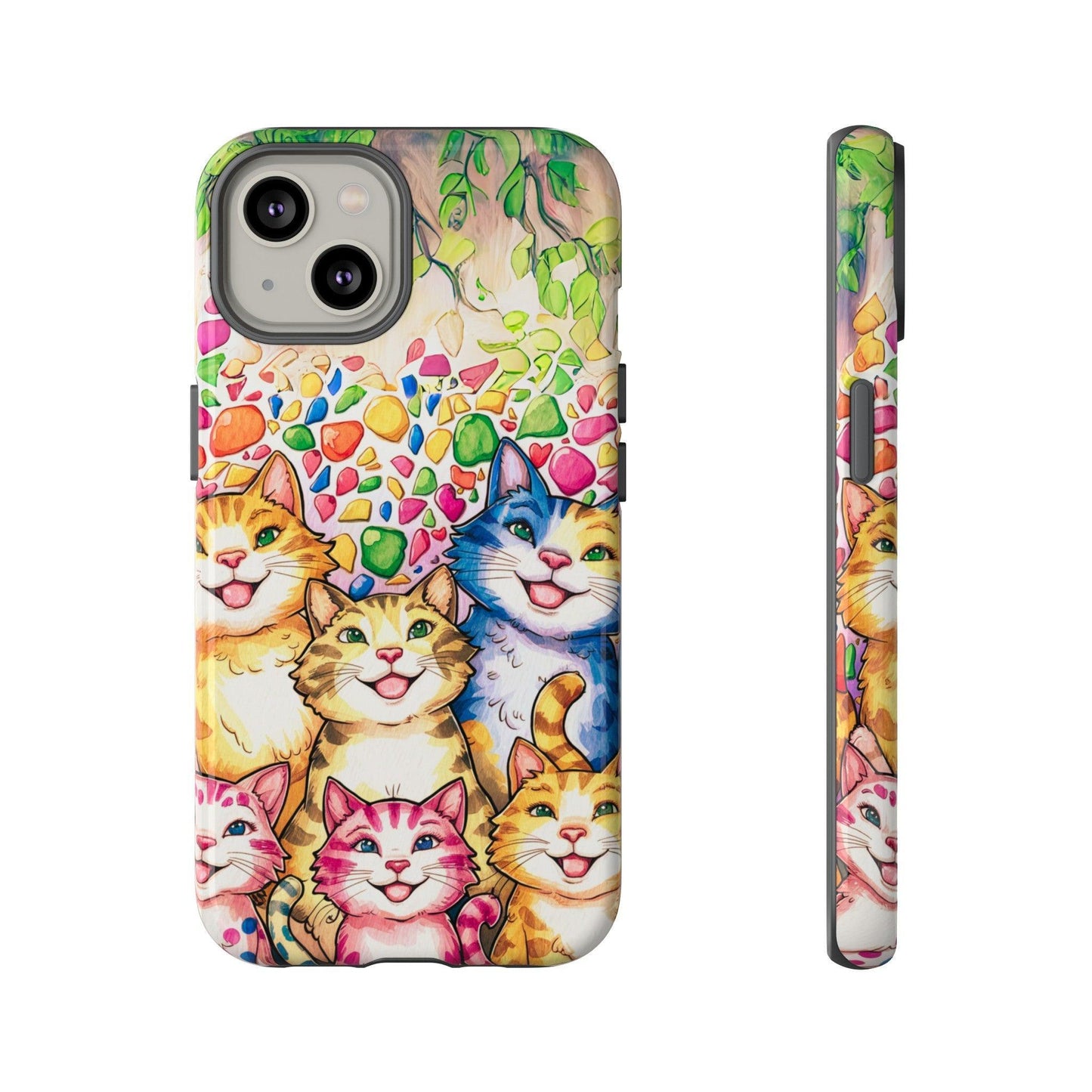 Cat Lovers Collection Tough Cellphone Case - Cosmic Creations by Karen