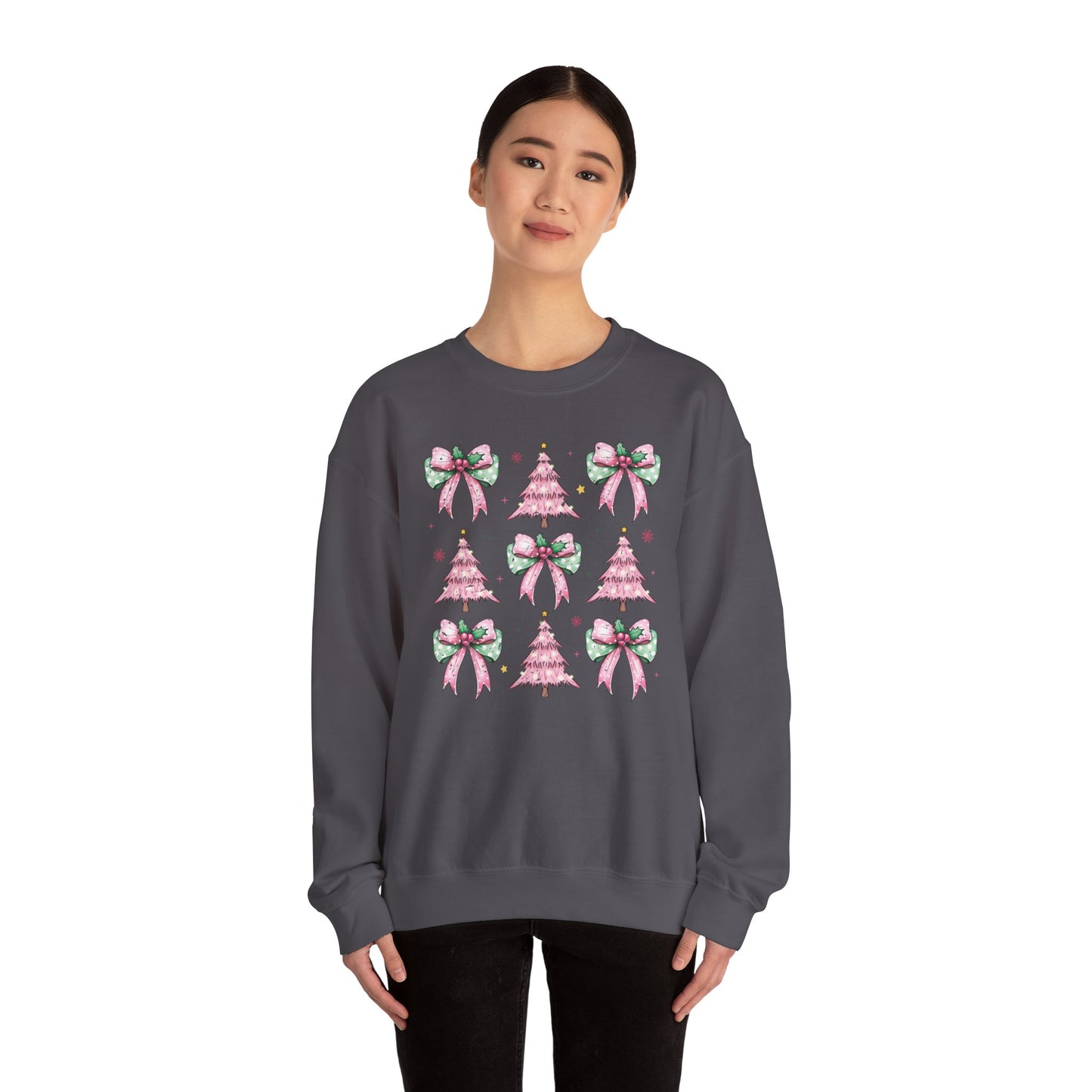 Christmas  Coquette Style  Unisex Crewneck Sweatshirt