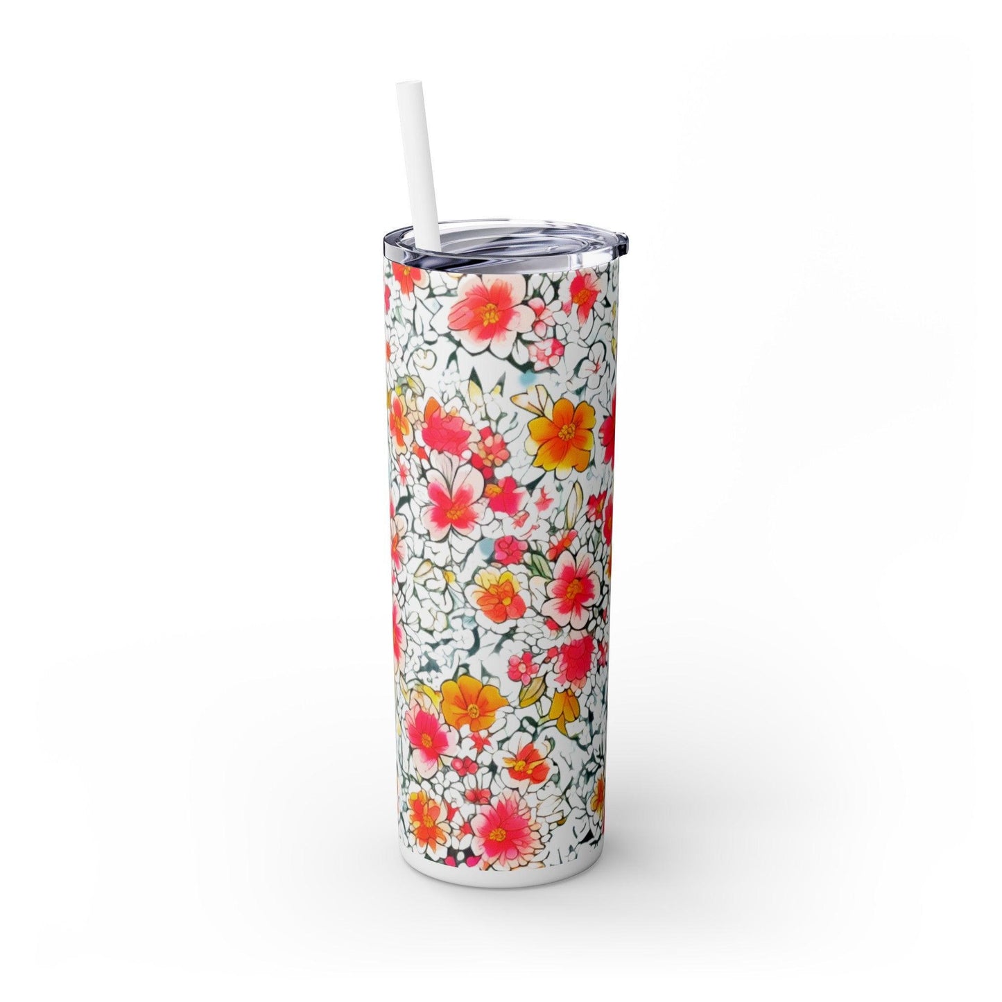 Whimsical Sips Skinny Tumbler Collectionr | Tumblerwith Straw, 20oz | keep your drinks hot for 12h and cold for 24h - Cosmic Creations by Karen