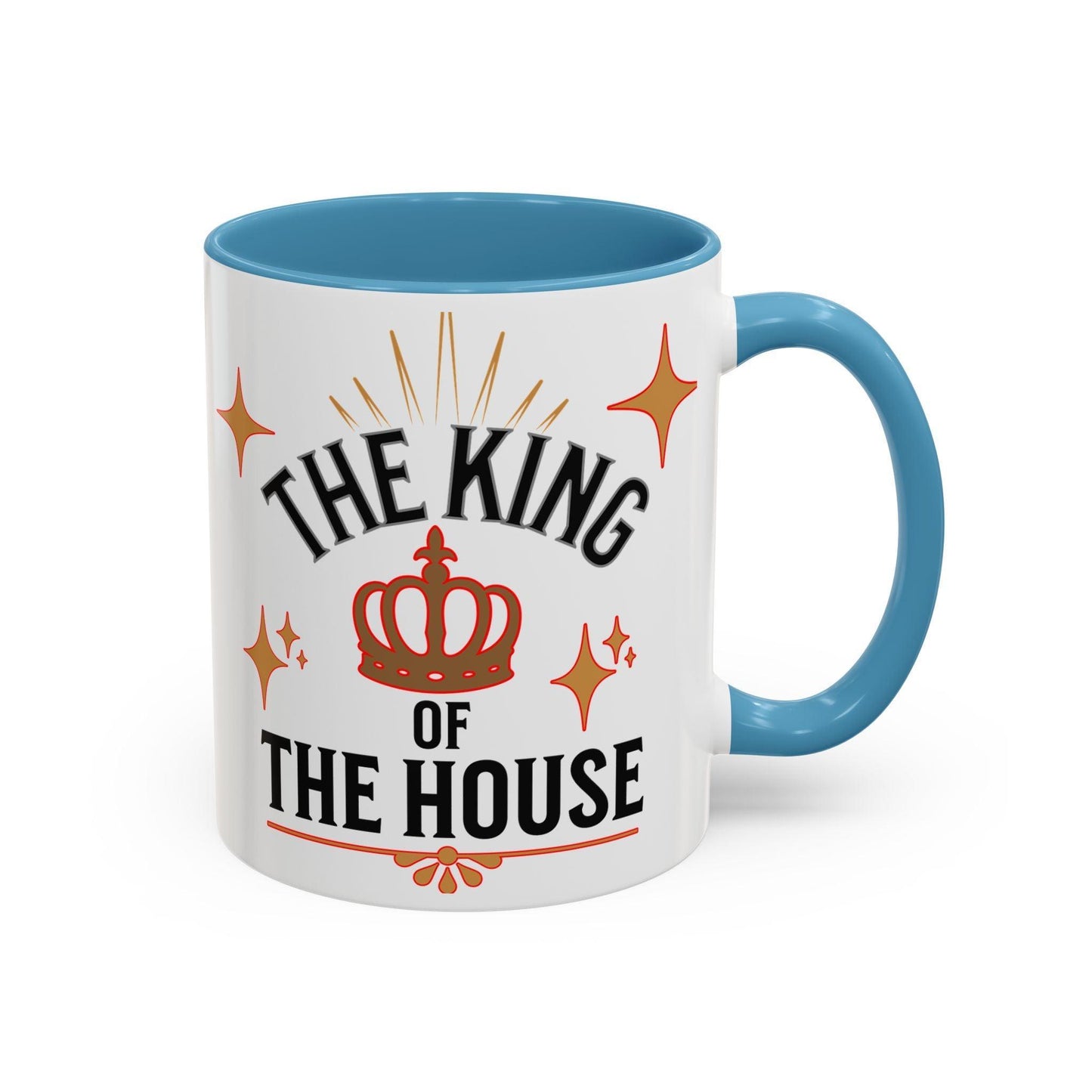 Royal Accent Coffee Mug   (11, 15oz)  " Dad, The King of the House Collection"