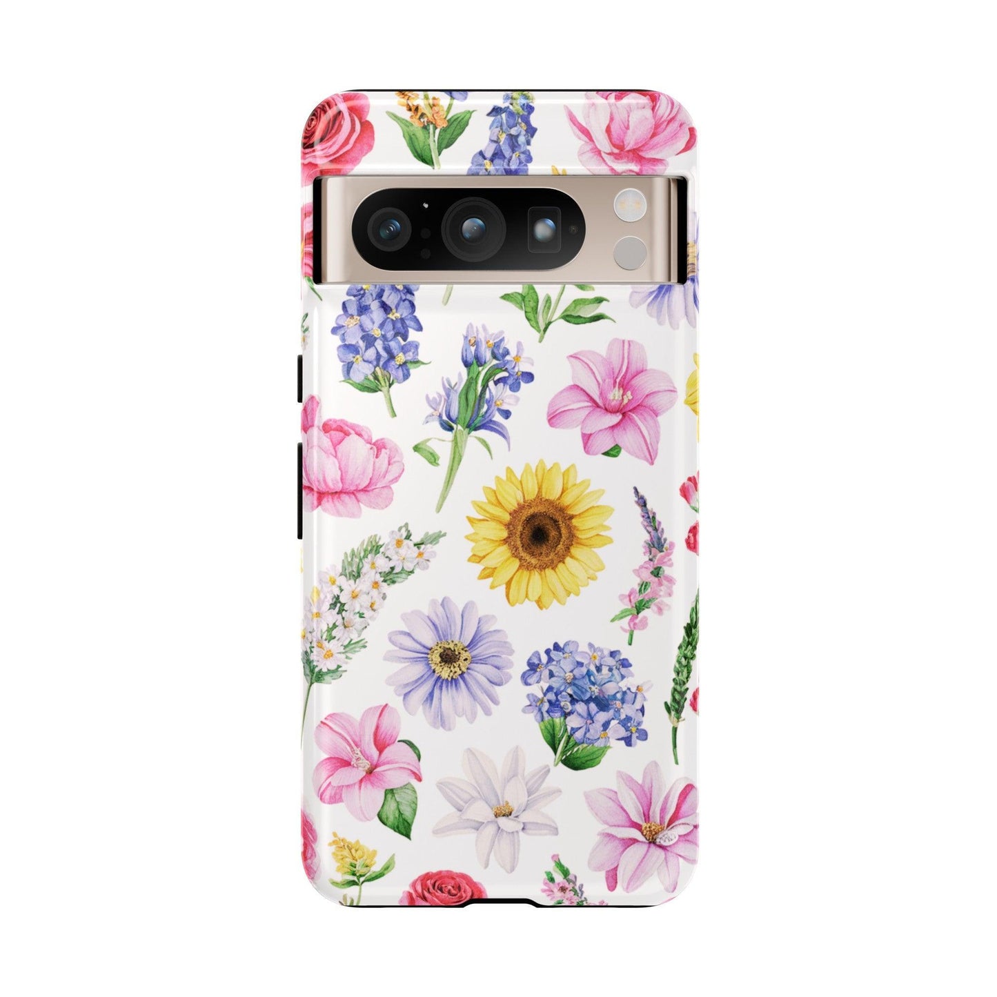 Tough Cellphone Case :" Eclectic Elegance Phone Case Collection" ( Floral patterns)