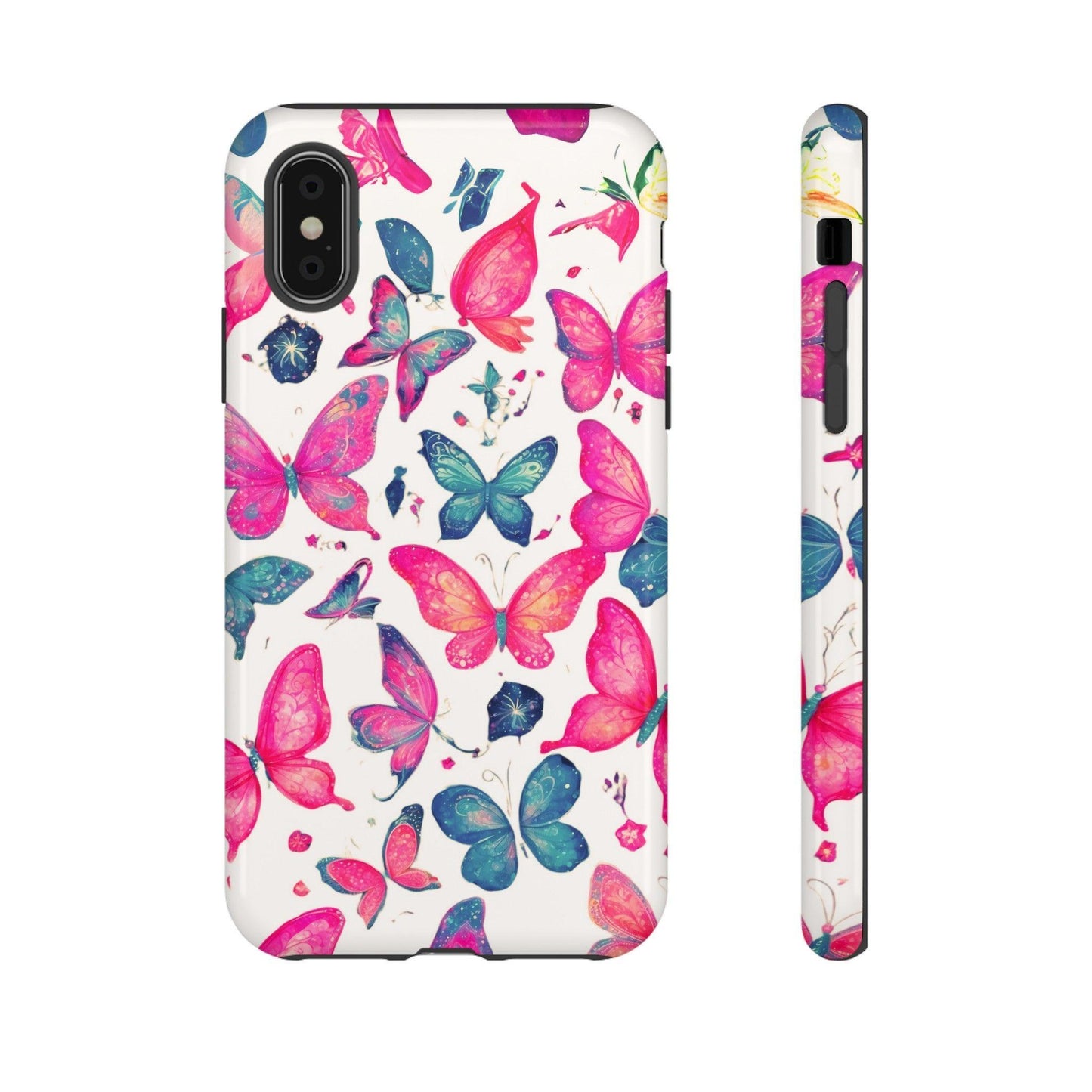 Tough Cellphone Case :" Eclectic Elegance Phone Case Collection" ( Hearts patterns)