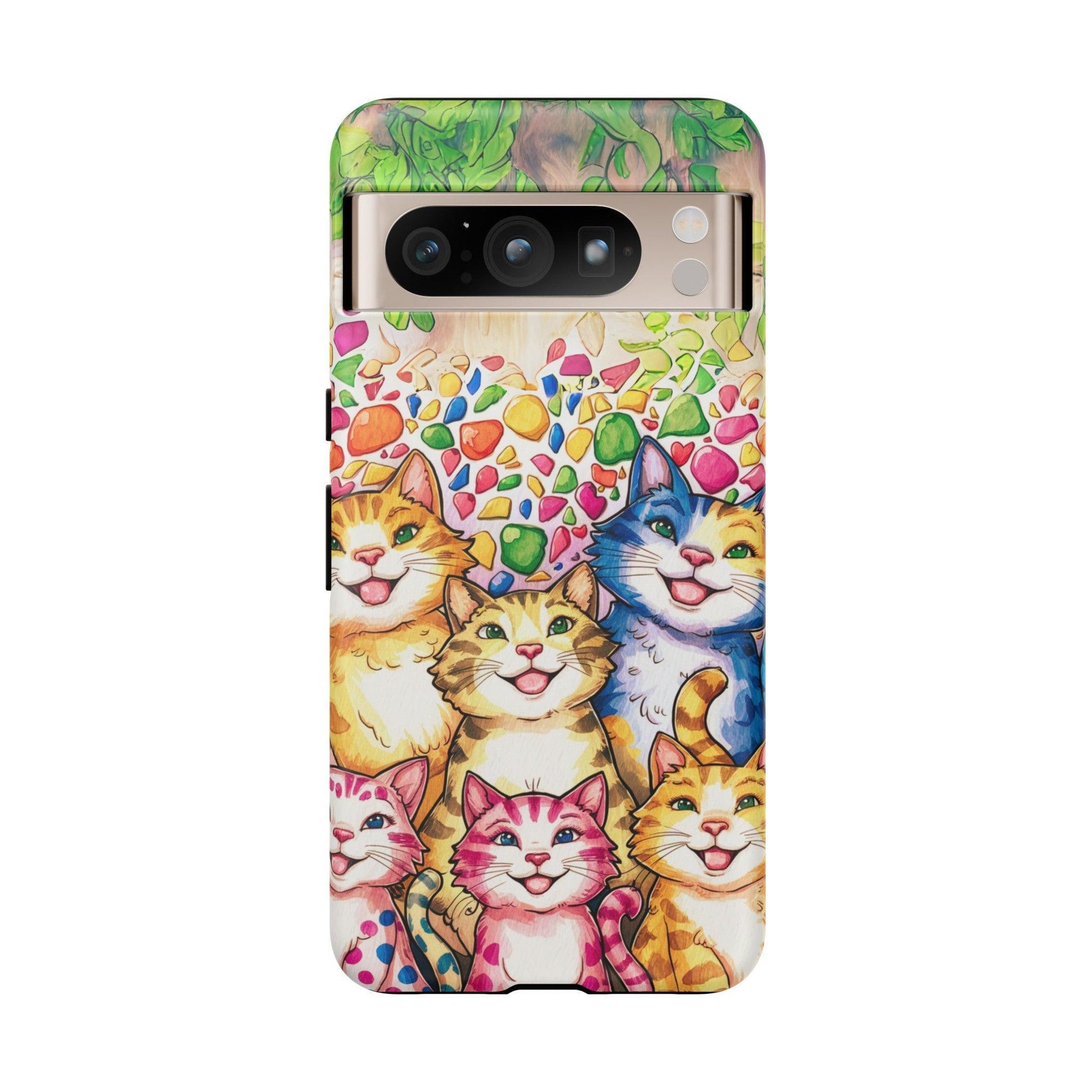 Cat Lovers Collection Tough Cellphone Case - Cosmic Creations by Karen