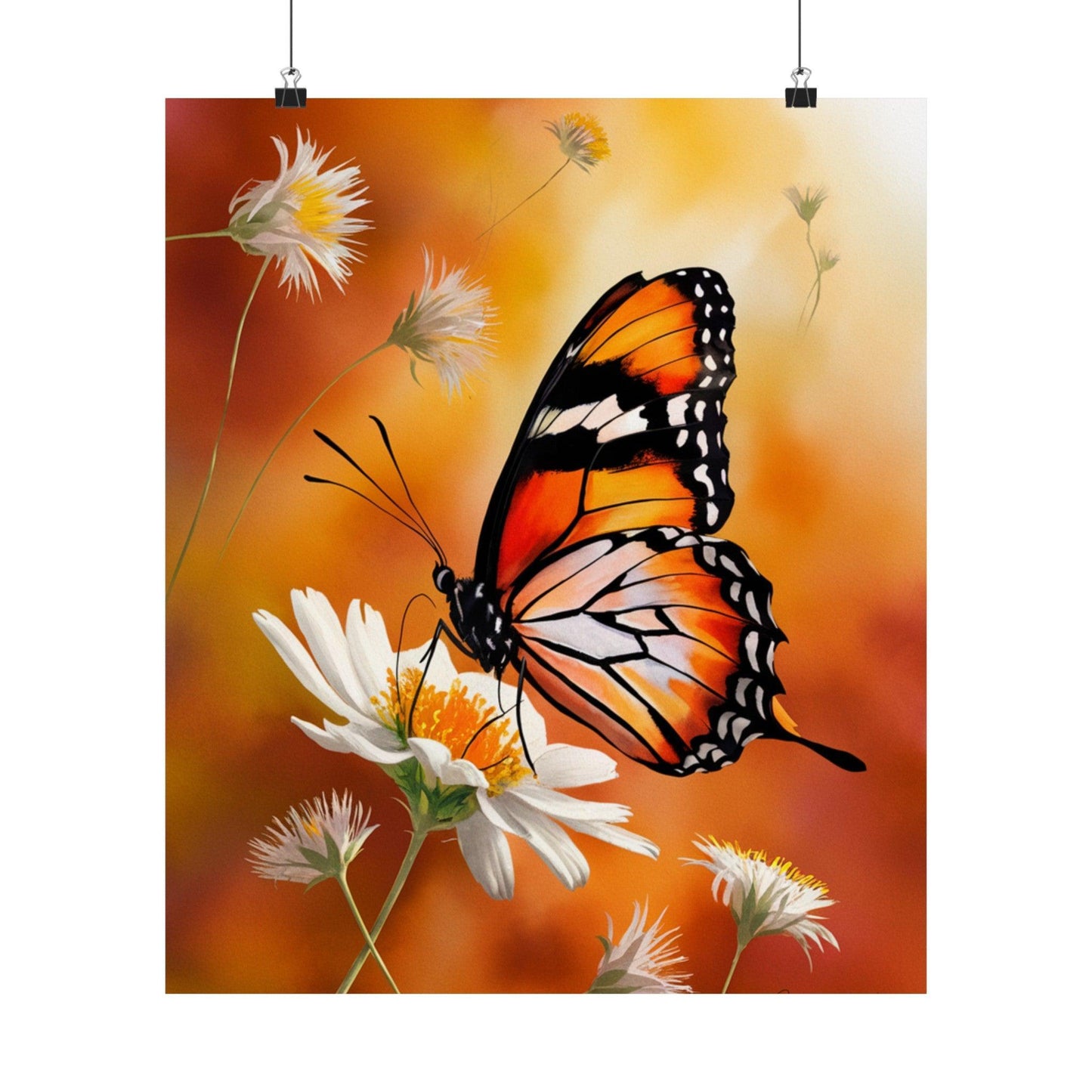 Monarch Butterfly Splendor Posters - Cosmic Creations by Karen