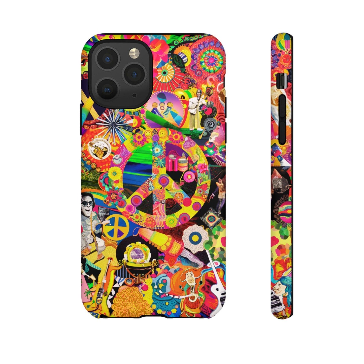 Tough Phone Case :" Eclectic Elegance Phone Case Collection" ( Hippie Style patterns)