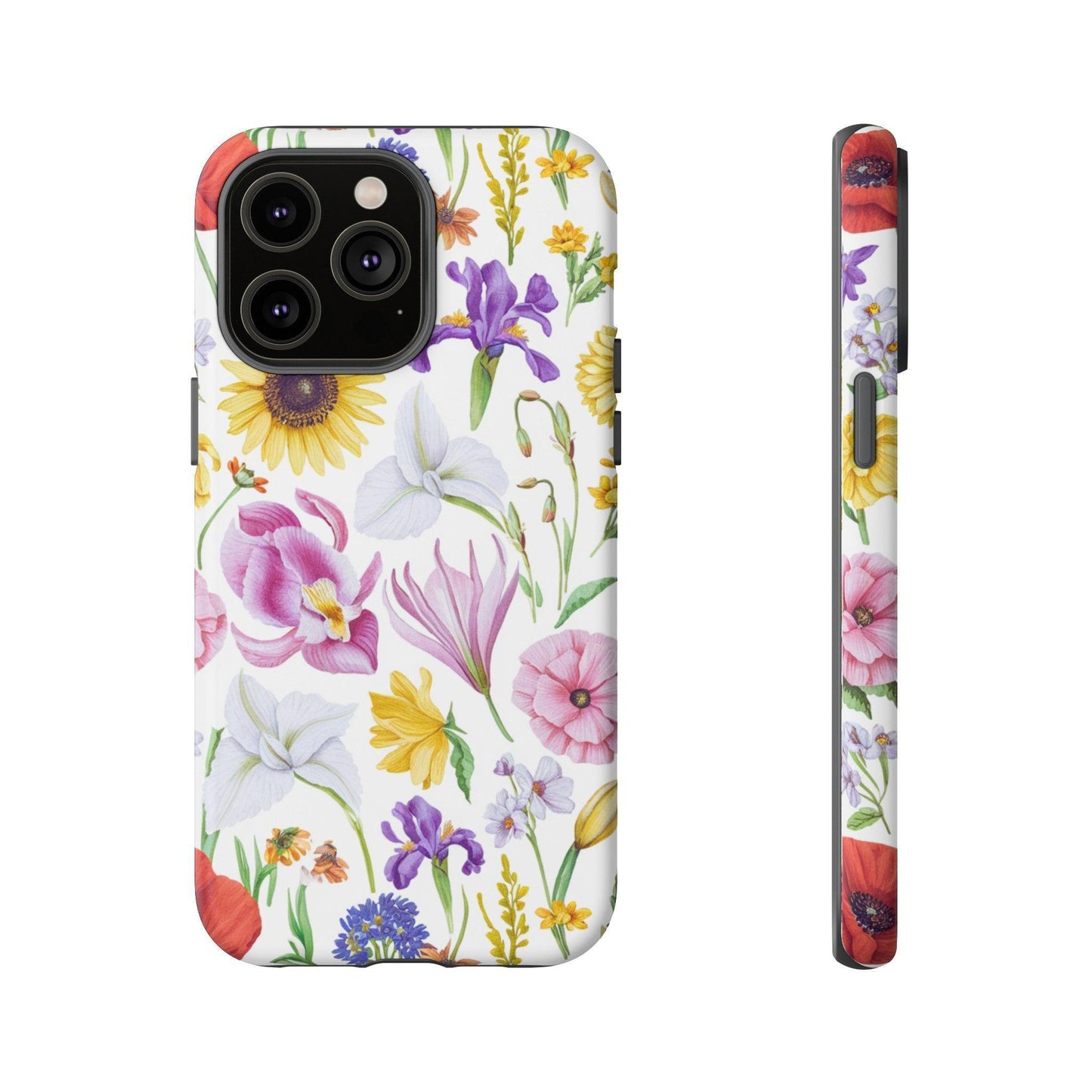 Tough Cellphone Case :" Eclectic Elegance Phone Case Collection" ( Floral patterns)