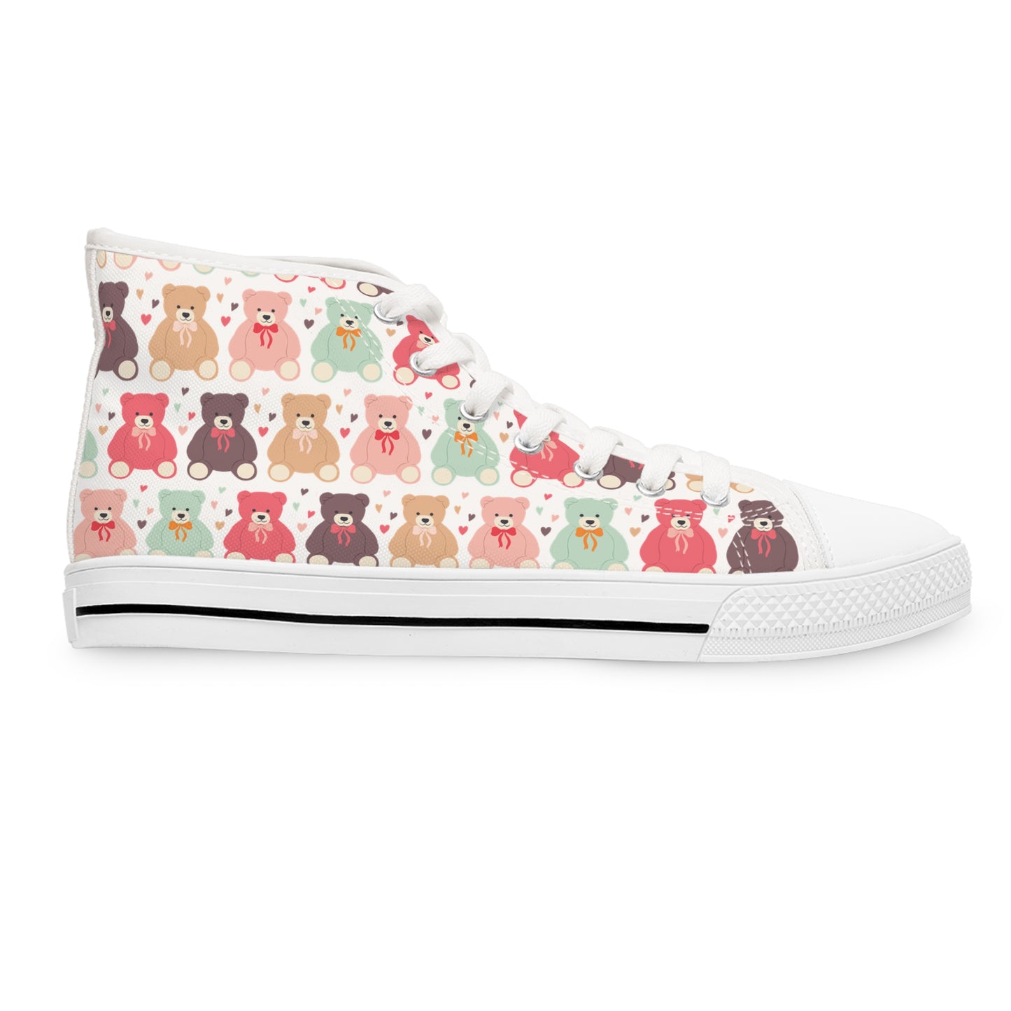 Awesome Bears Design High Top Sneakers