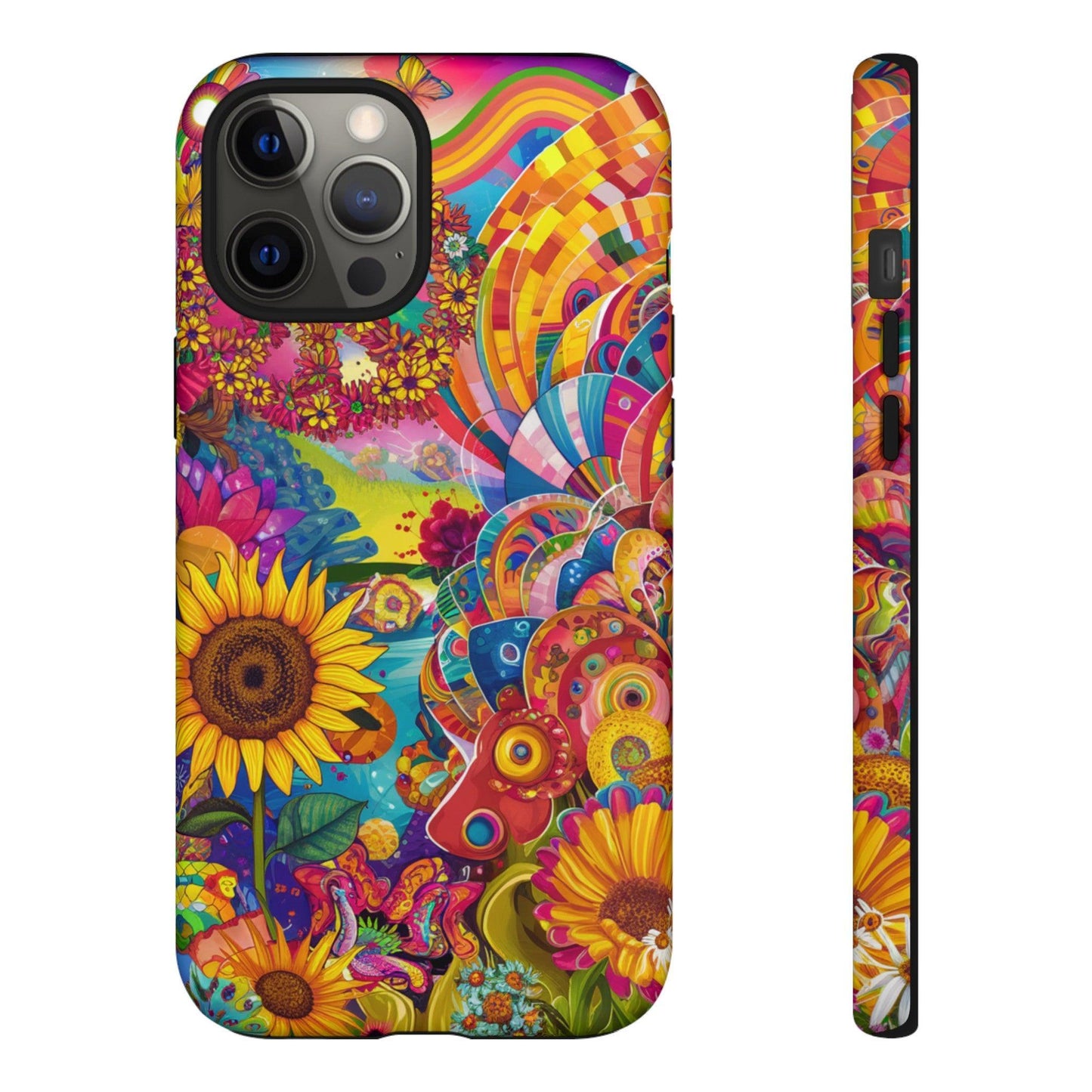 Tough Phone Case :" Eclectic Elegance Phone Case Collection" ( Hippie Style patterns)