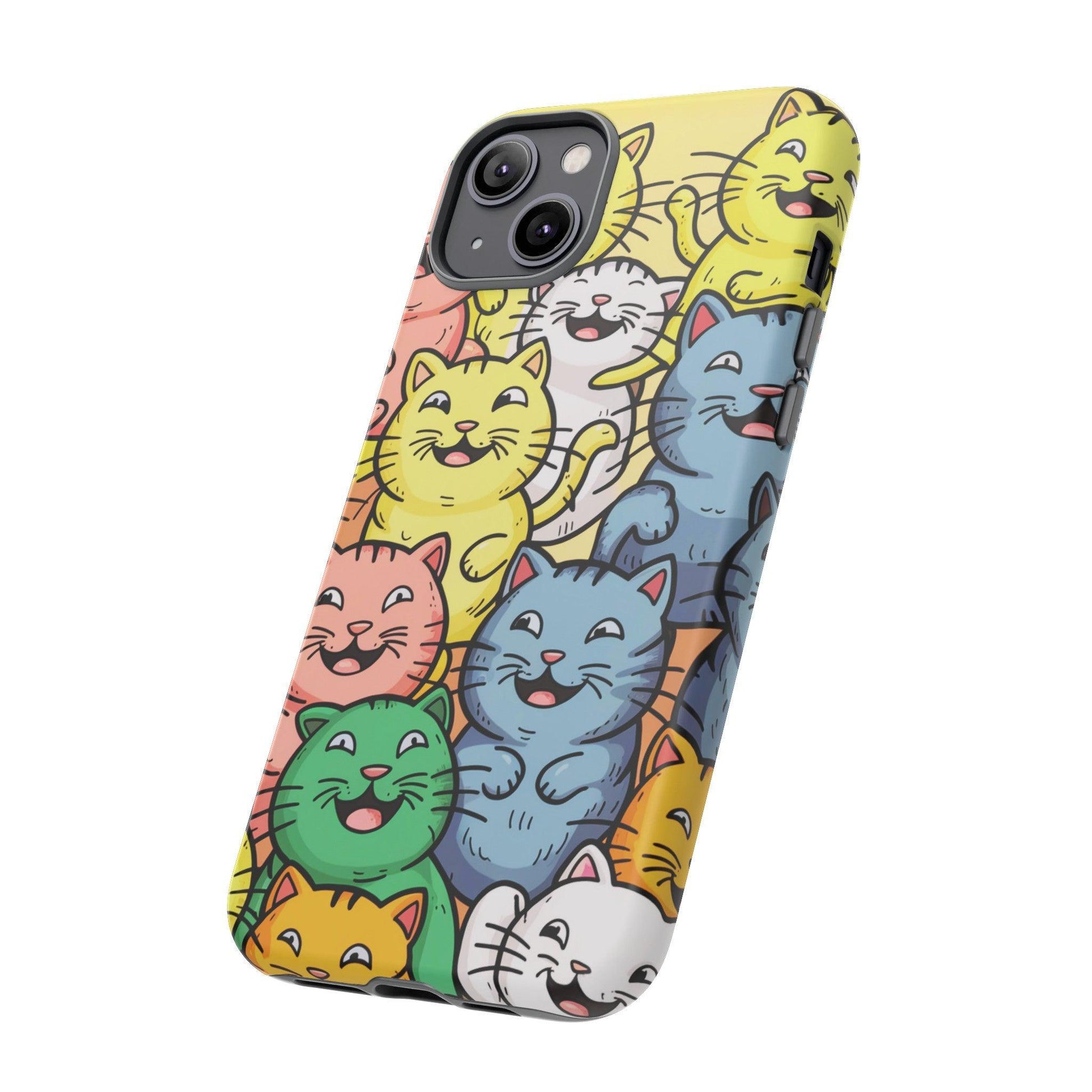 Cat Lovers Collection Tough Cellphone Case - Cosmic Creations by Karen