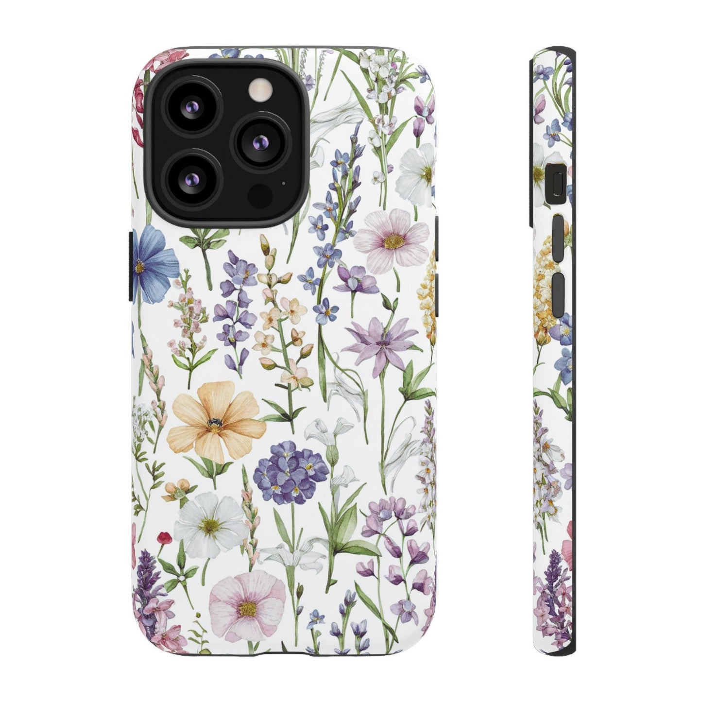 Tough Cellphone Case :" Eclectic Elegance Phone Case Collection" ( Floral patterns)